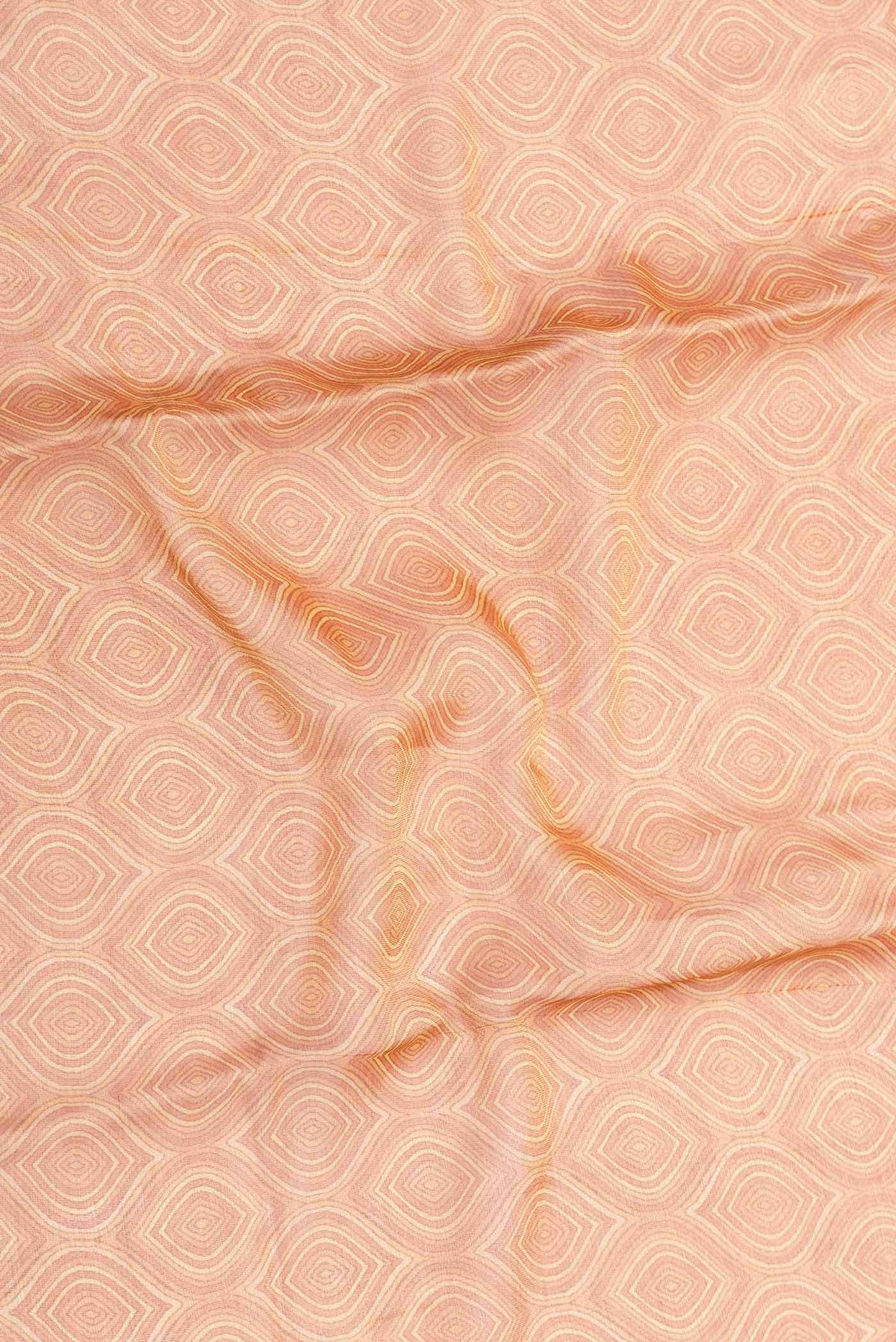 Golden Peach Dual Tone Mysore Georgette Saree