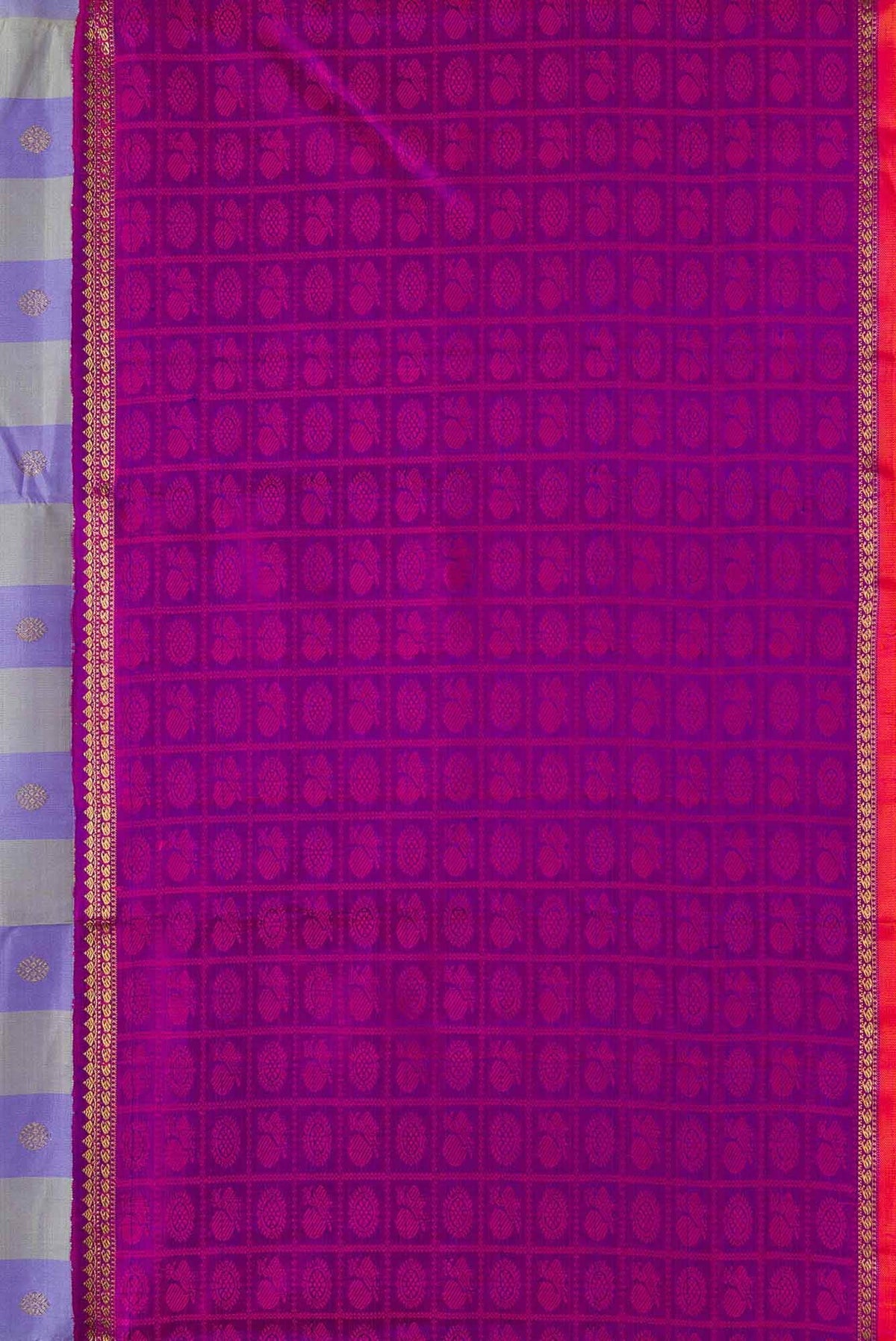 Pure Silk Pure Zari Multi Color Kanchipuram Saree