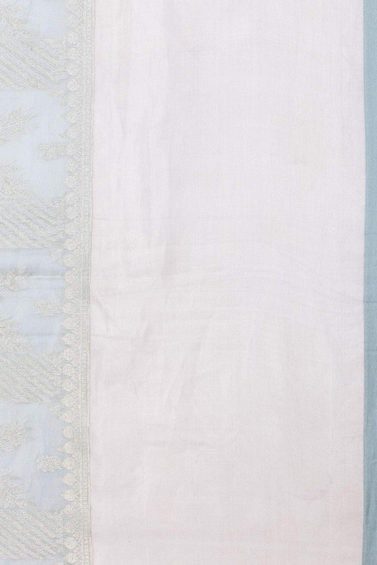 Grey Dual Tone Banarasi Tissue Silk Saree