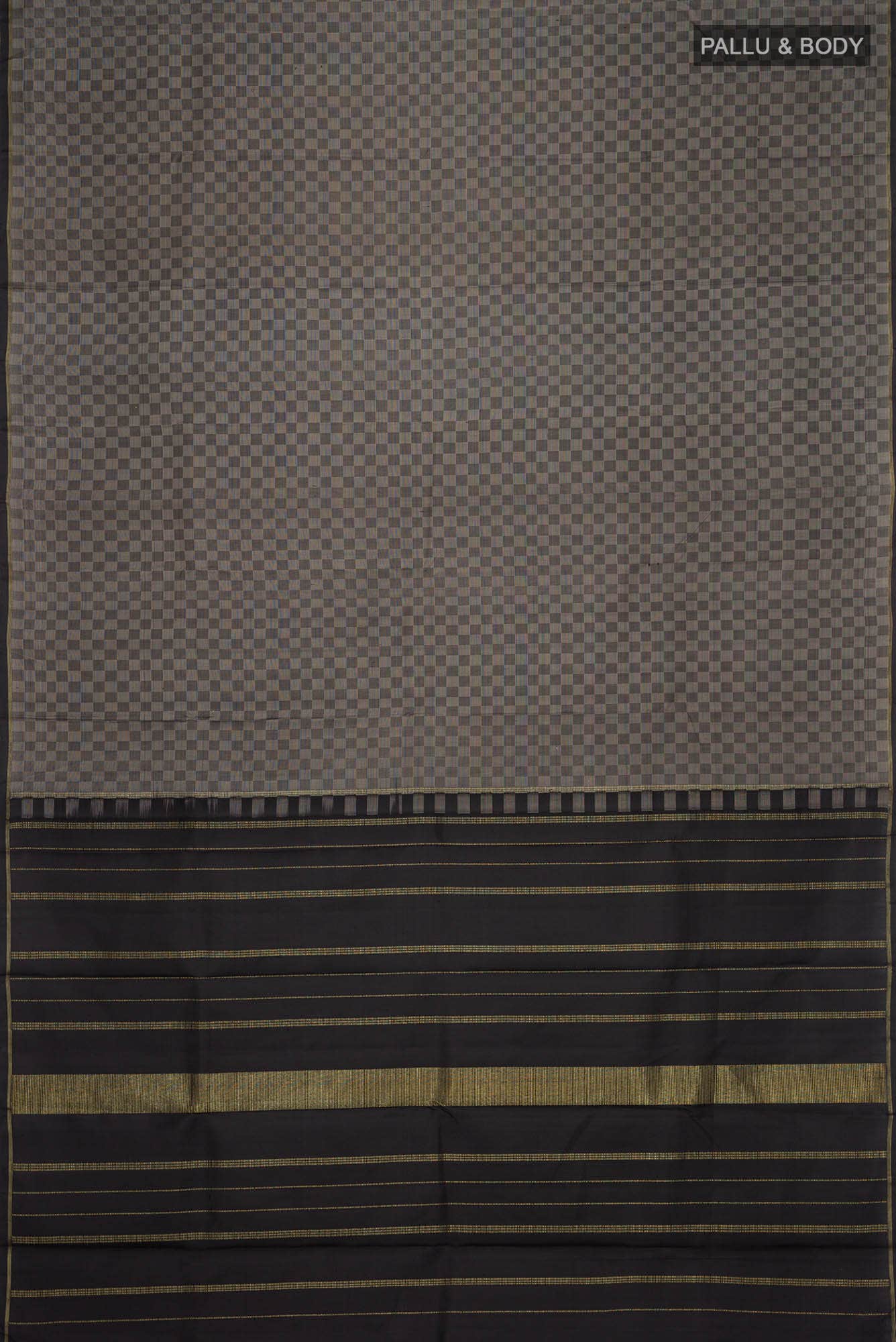 Black Kanchipuram Silk Saree