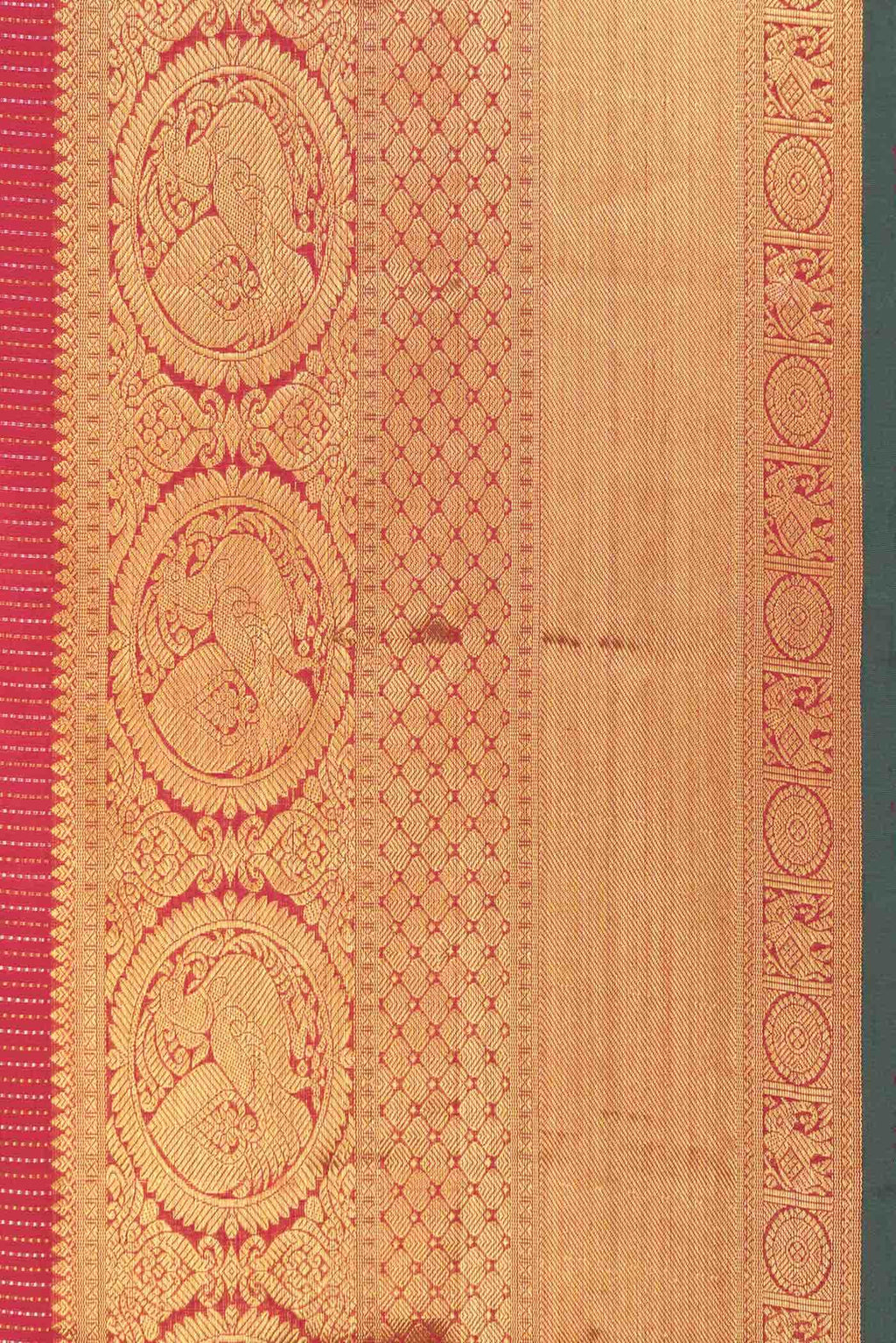 Pure Silk Pure Zari Maroon Kanchipuram Saree