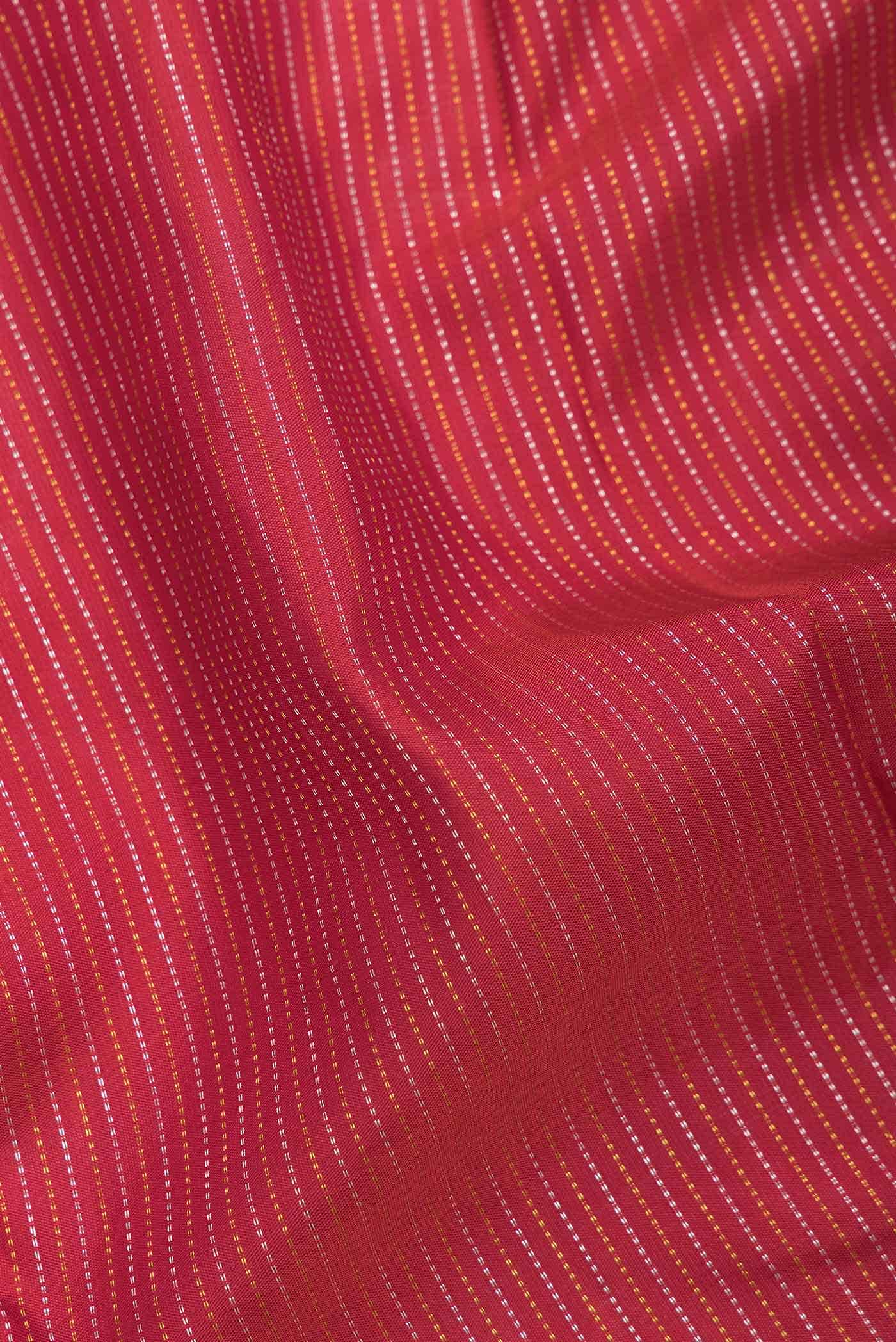 Pure Silk Pure Zari Maroon Kanchipuram Saree
