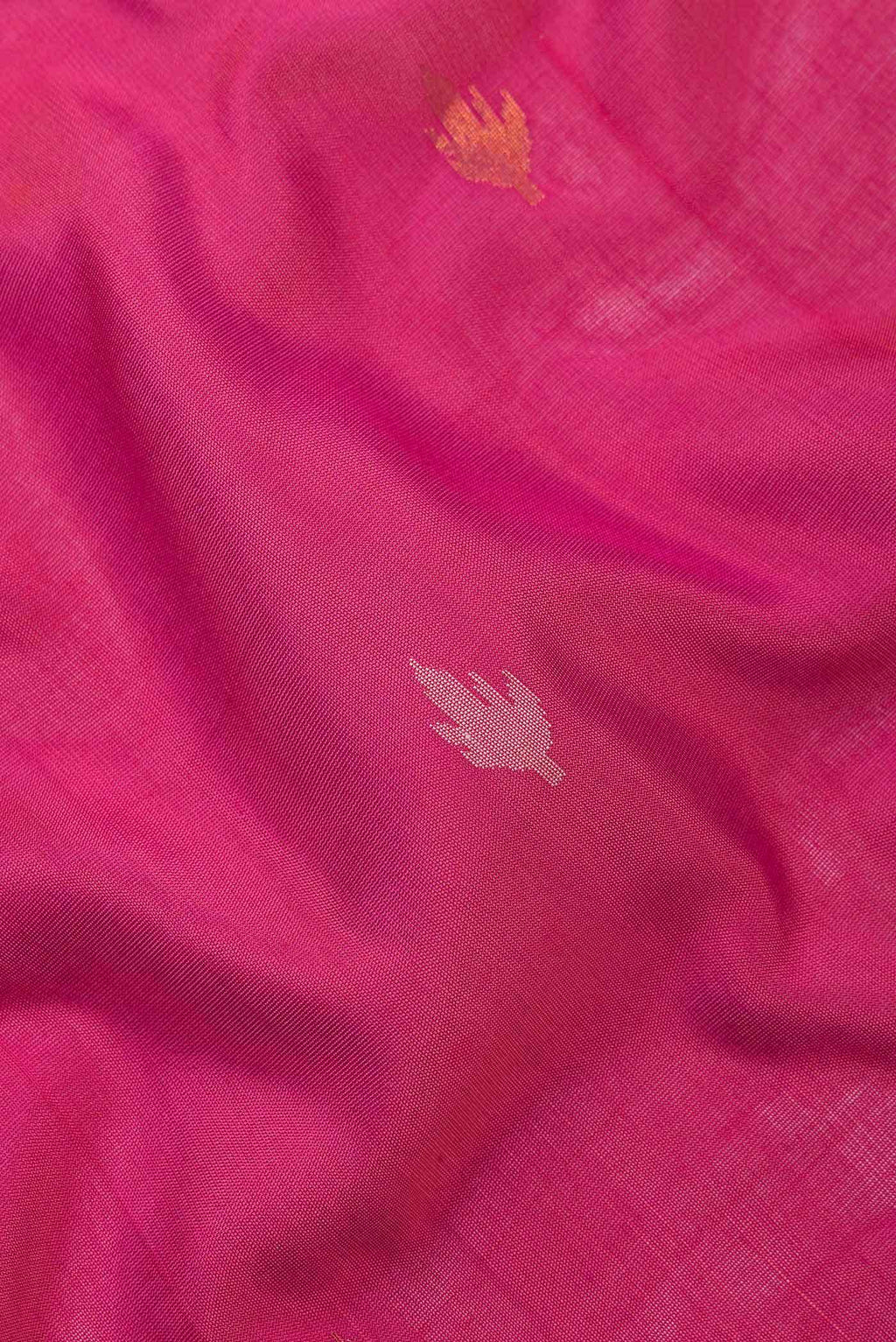 Dark Pink Dual Tone Uppada Silk Saree