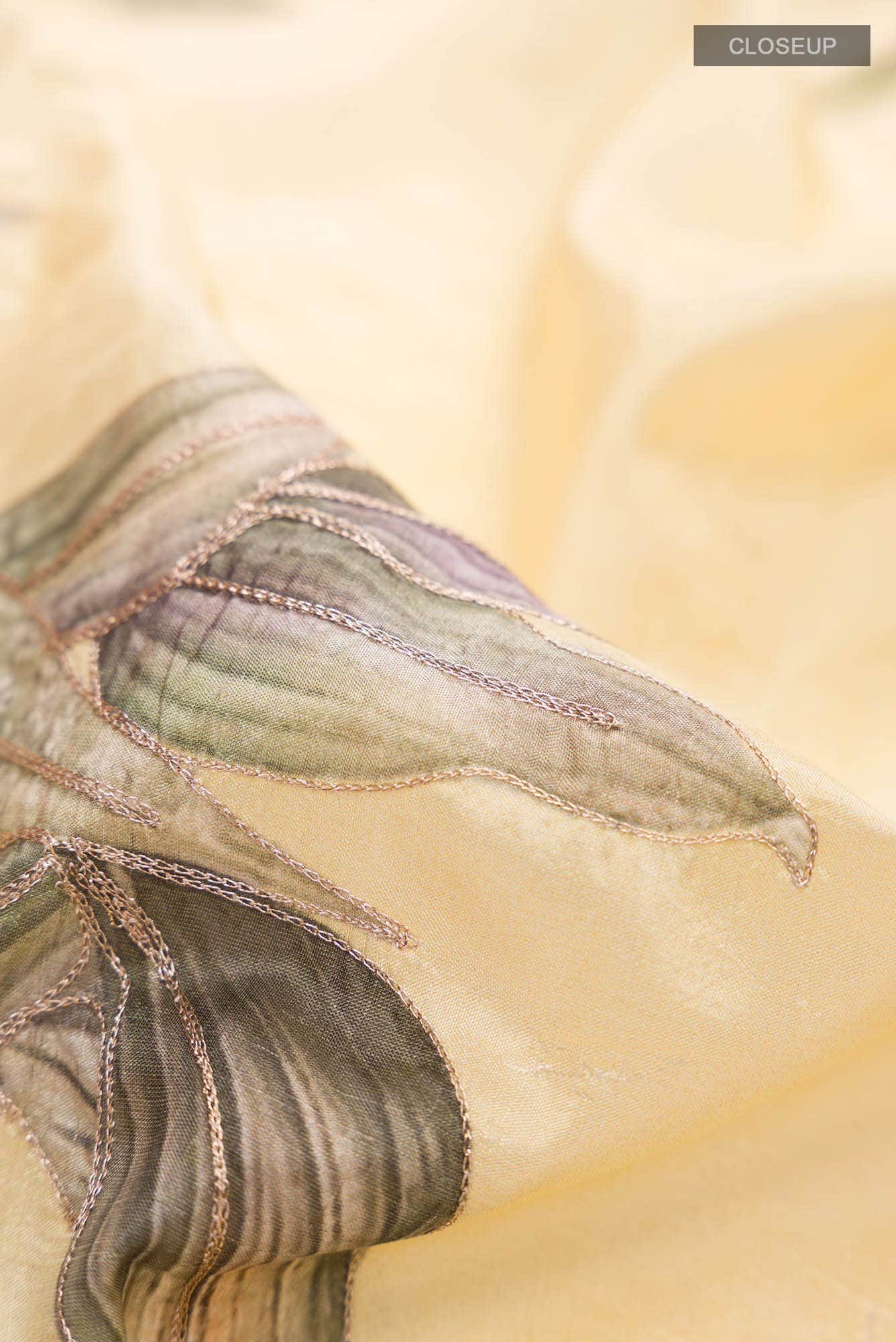 Yellow Bangalore Silk Saree
