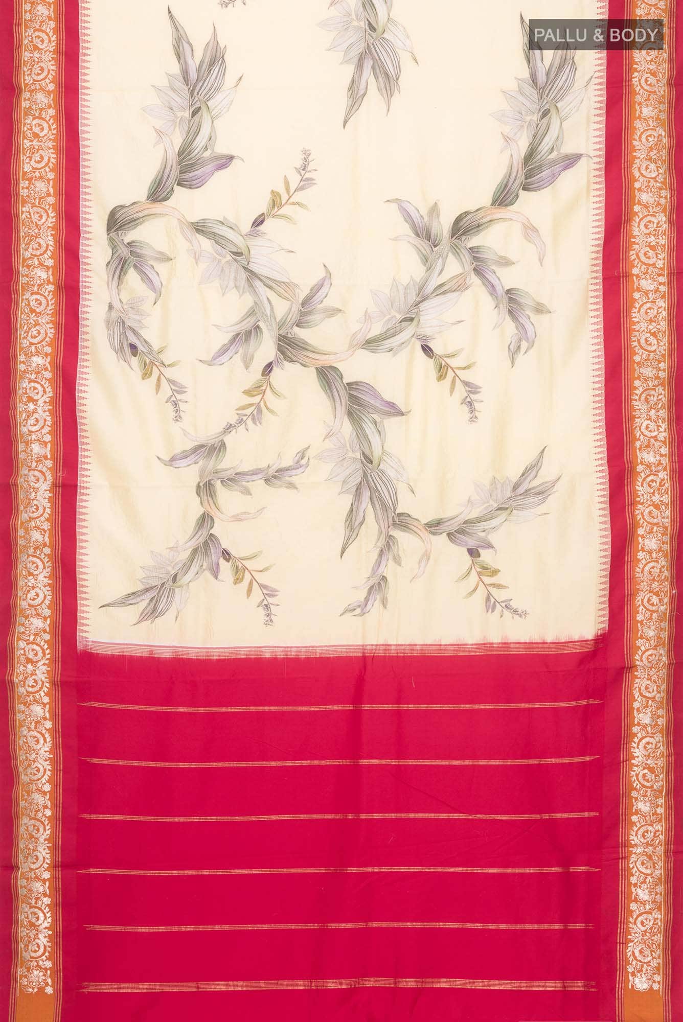 Yellow Bangalore Silk Saree