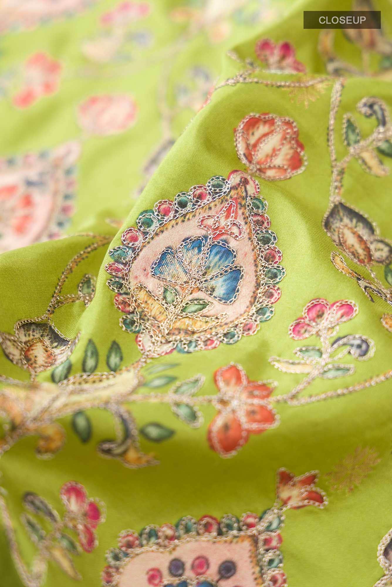 Green Bangalore Silk Saree