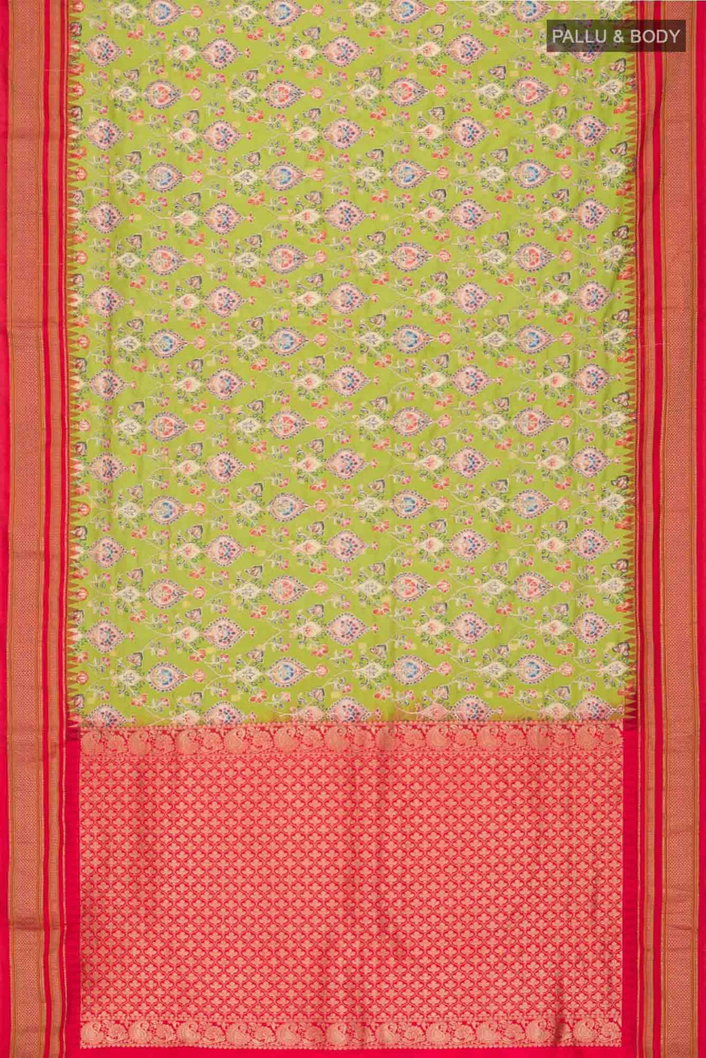 Green Bangalore Silk Saree