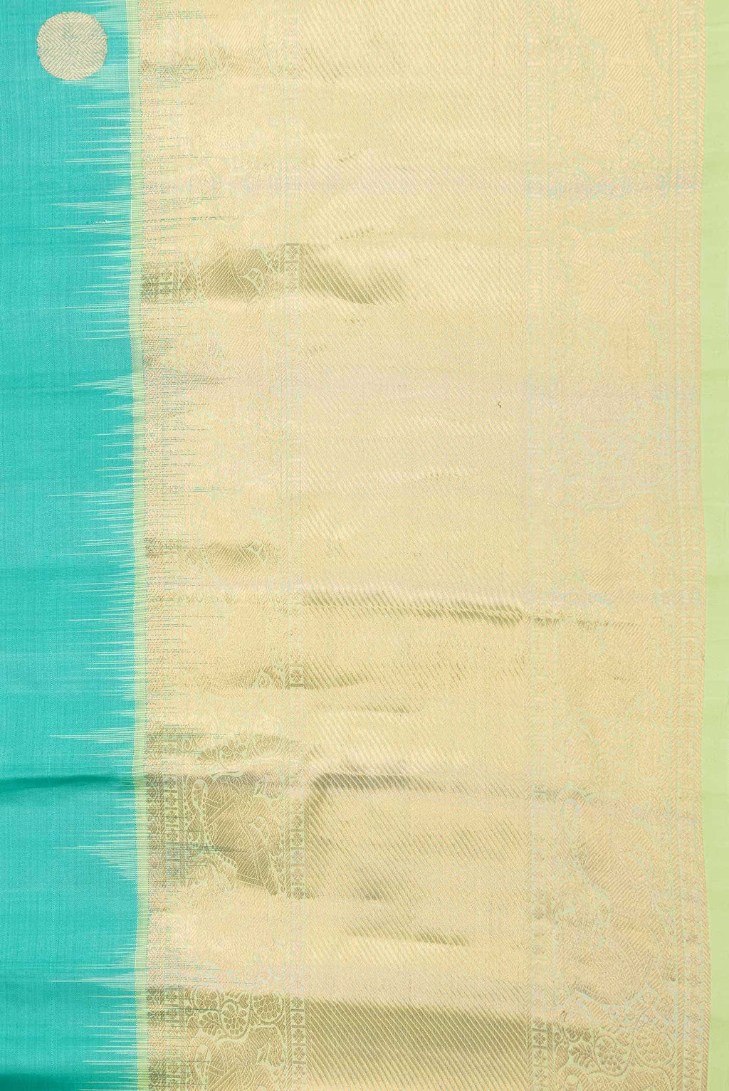 Sea Green Dual Tone Gadwal Silk Saree