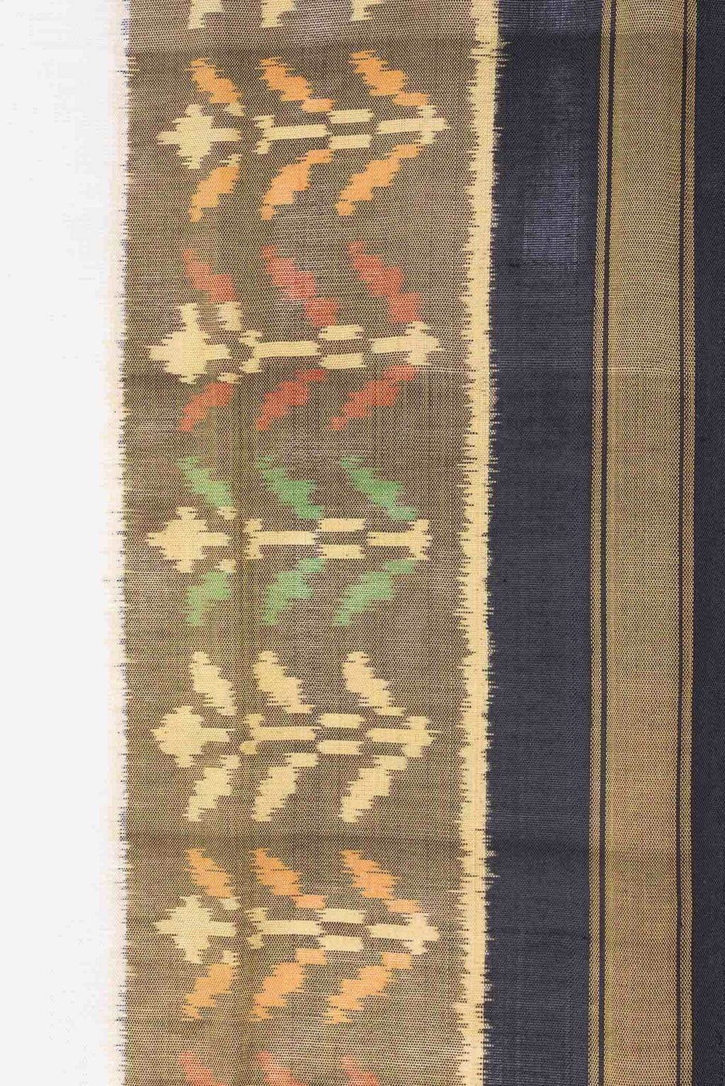 Off White Rajkot Patola Silk Saree