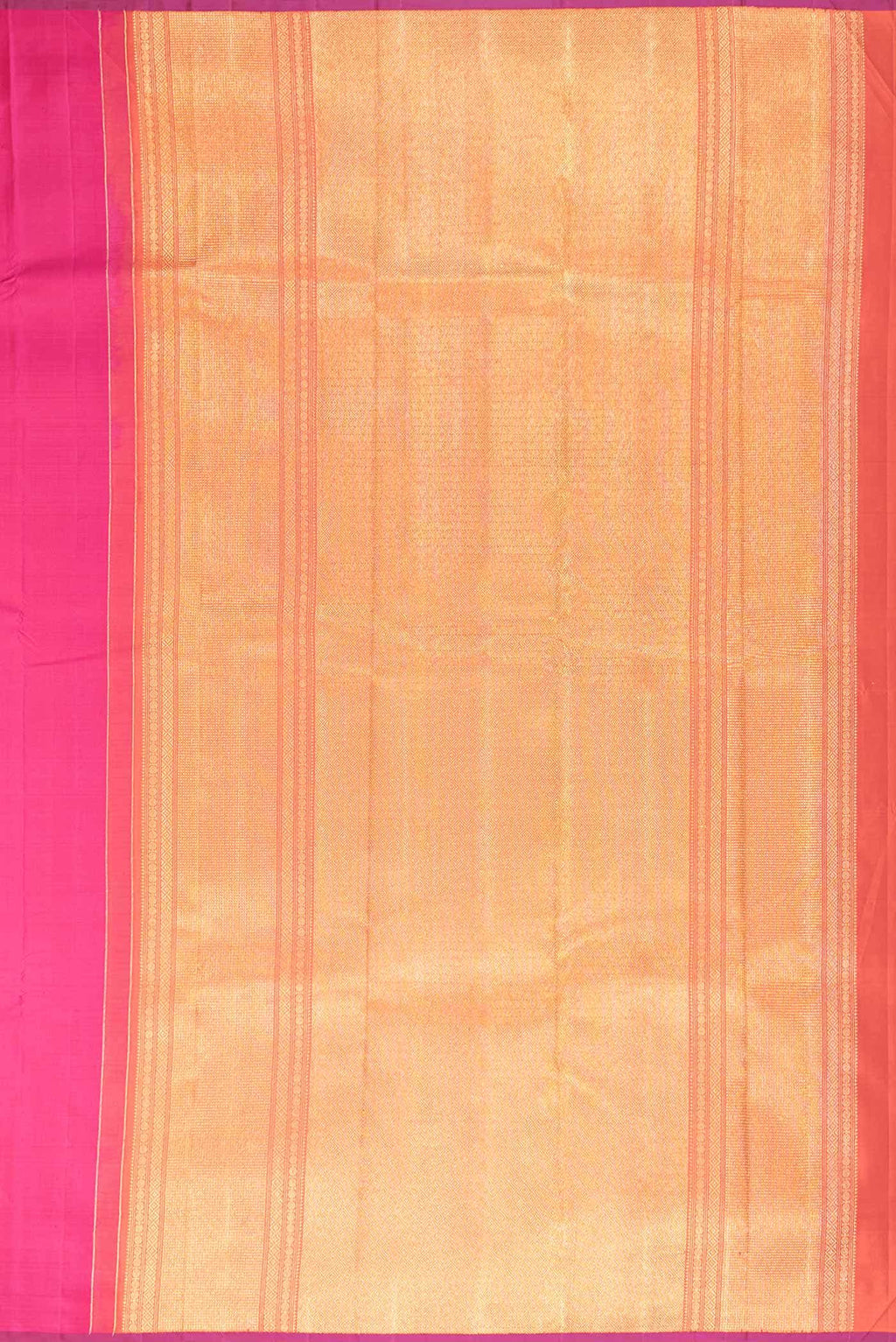 Pure Silk Pure Zari Pink Dual Tone Kanchipuram Saree