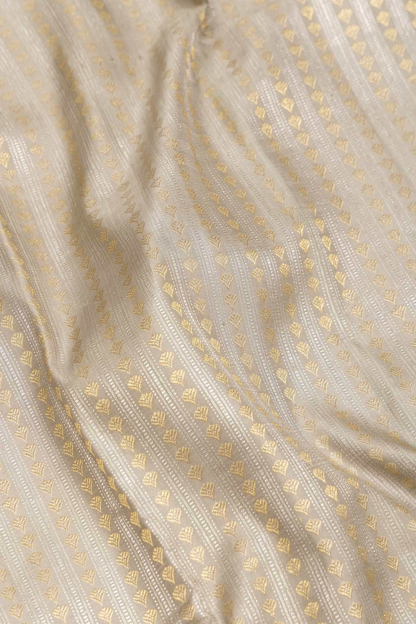 Grey Dual Tone Kanchipuram Silk Saree