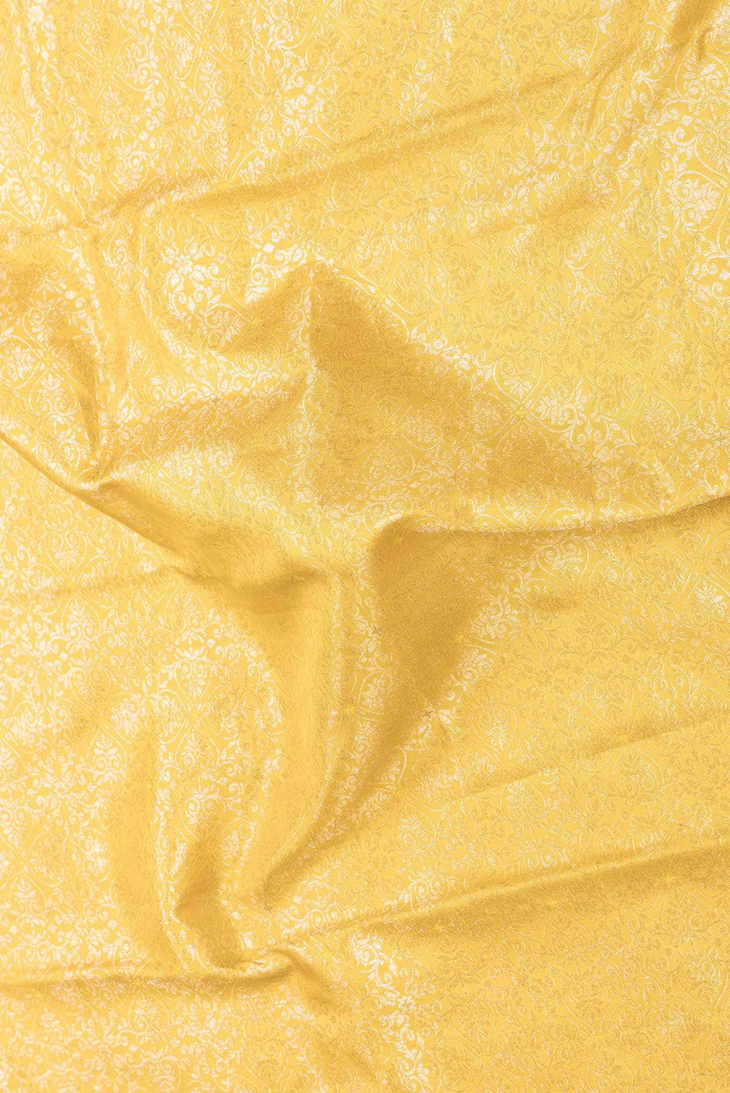 Yellow Dual Tone Kanchipuram Silk Saree