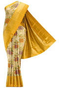 Gold Dual Tone Kanjivaram Tissue Silk Saree
