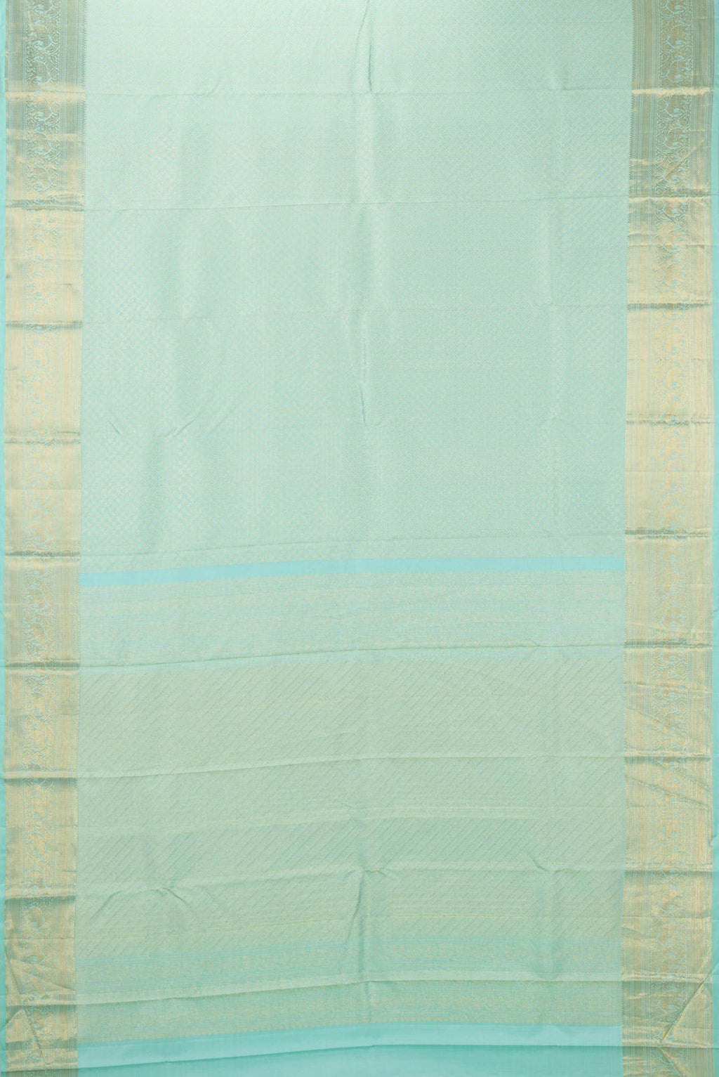 Light Green Dual Tone Kanchipuram Silk Saree
