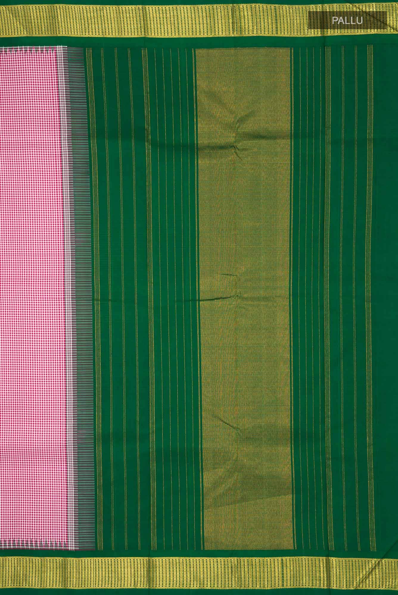 Pink Kanchipuram Silk Saree