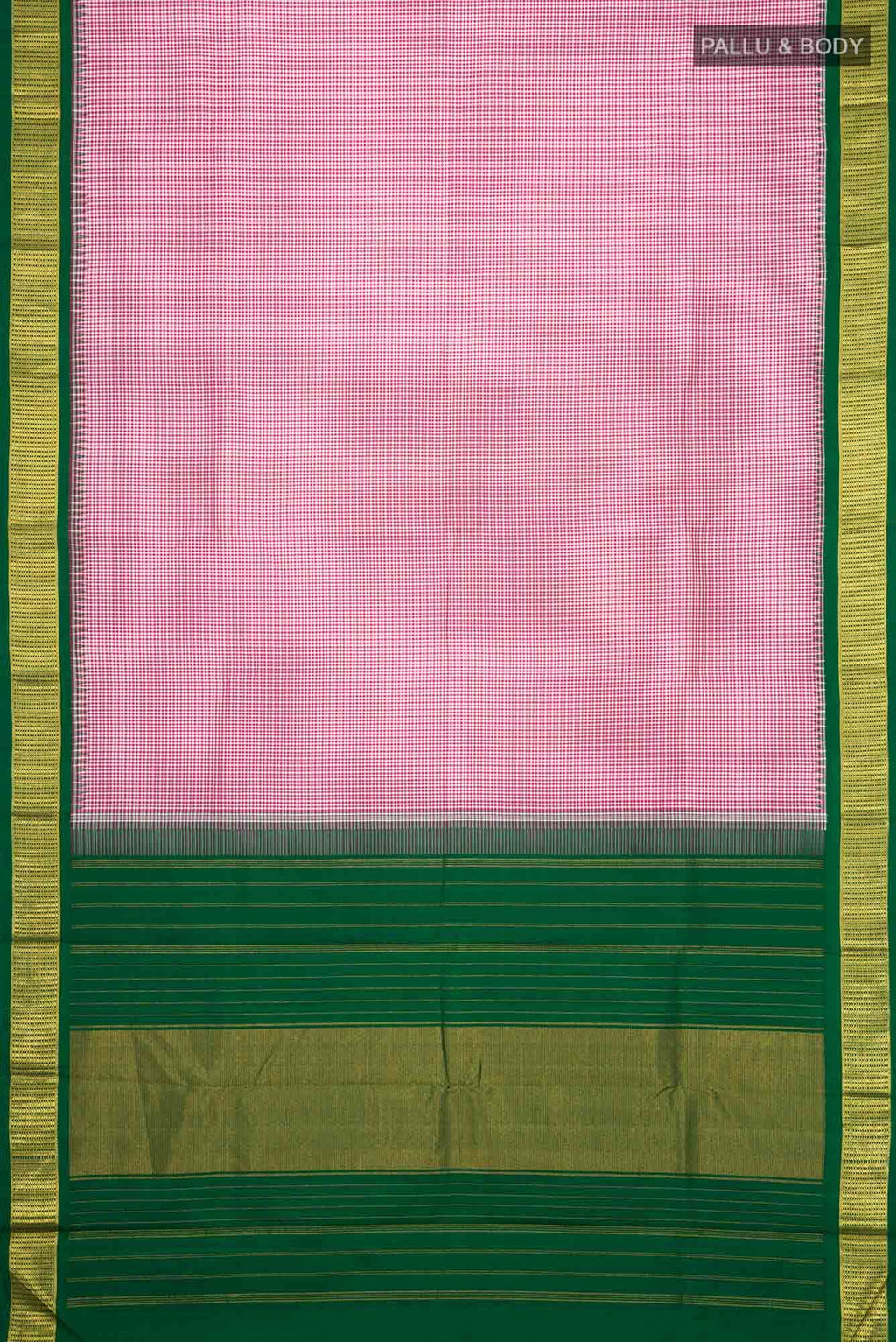 Pink Kanchipuram Silk Saree