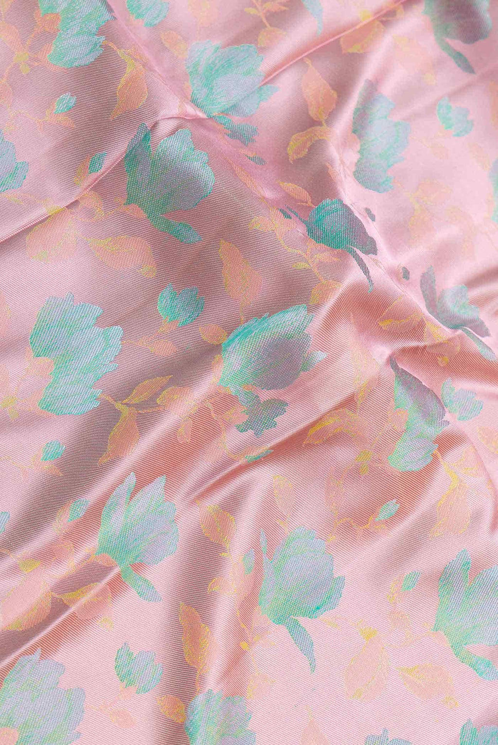 Pink Dual Tone Kanchipuram Silk Saree
