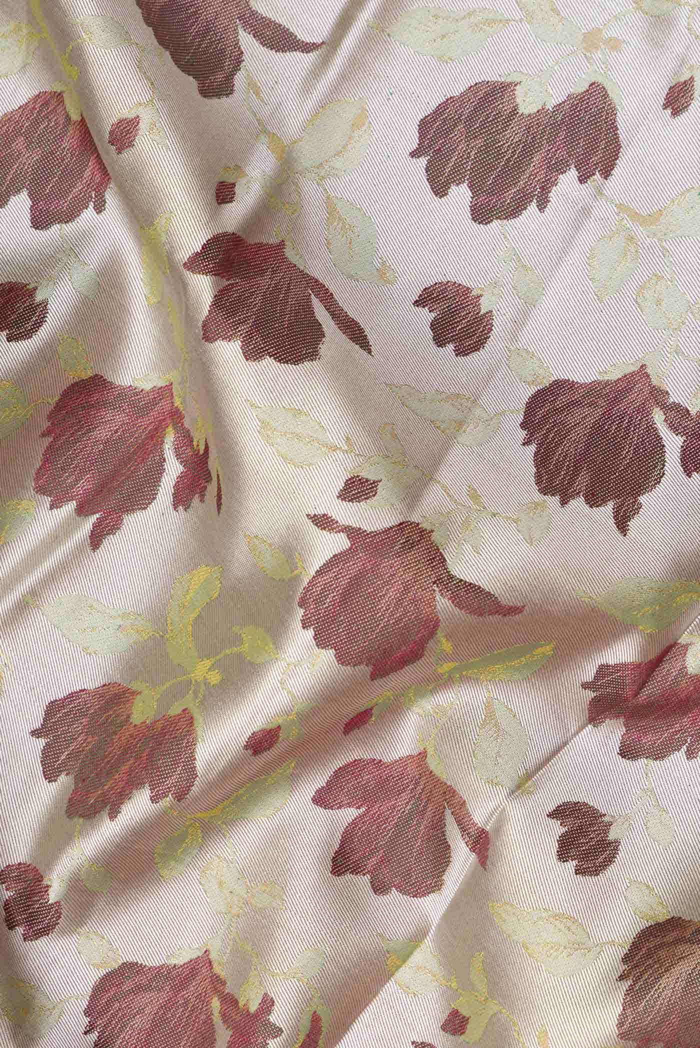 Grey Kanchipuram Silk Saree