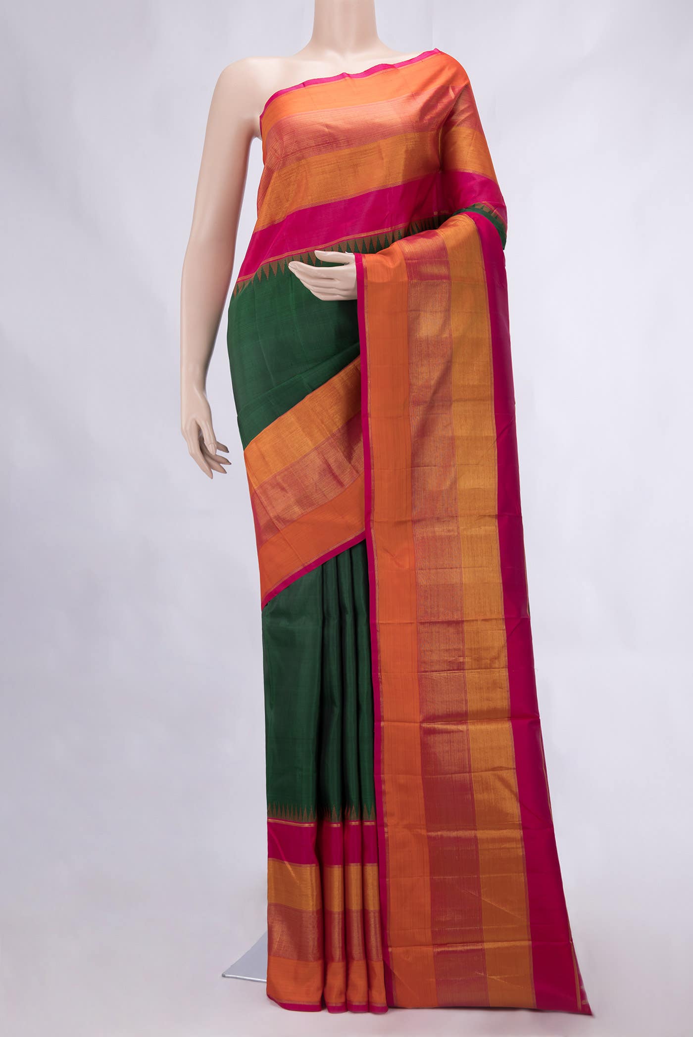 Green Kanchipuram Silk Saree