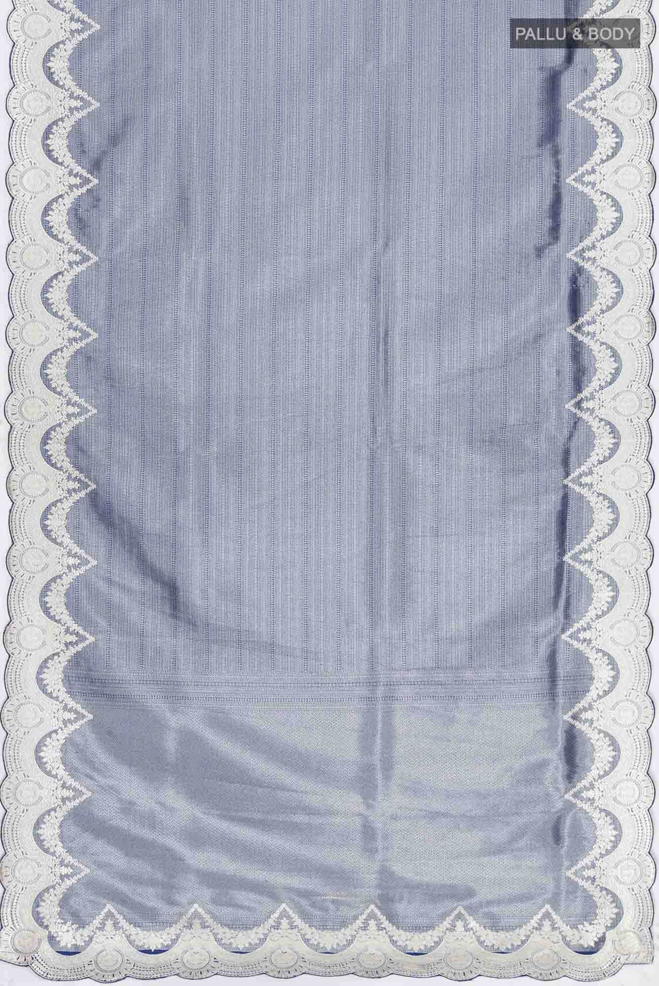 Blue Banarasi Silk Saree