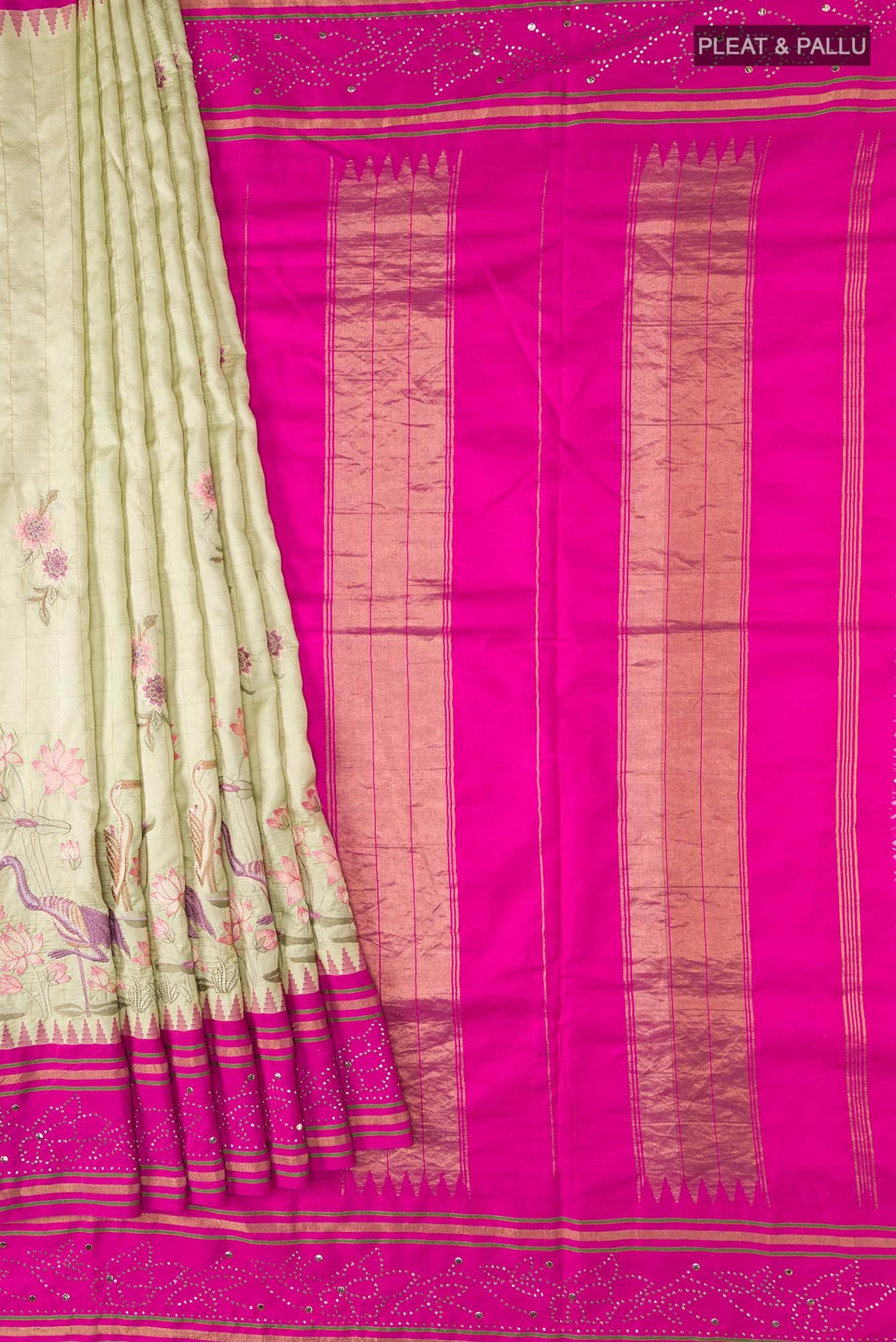 Green Bangalore Silk Saree