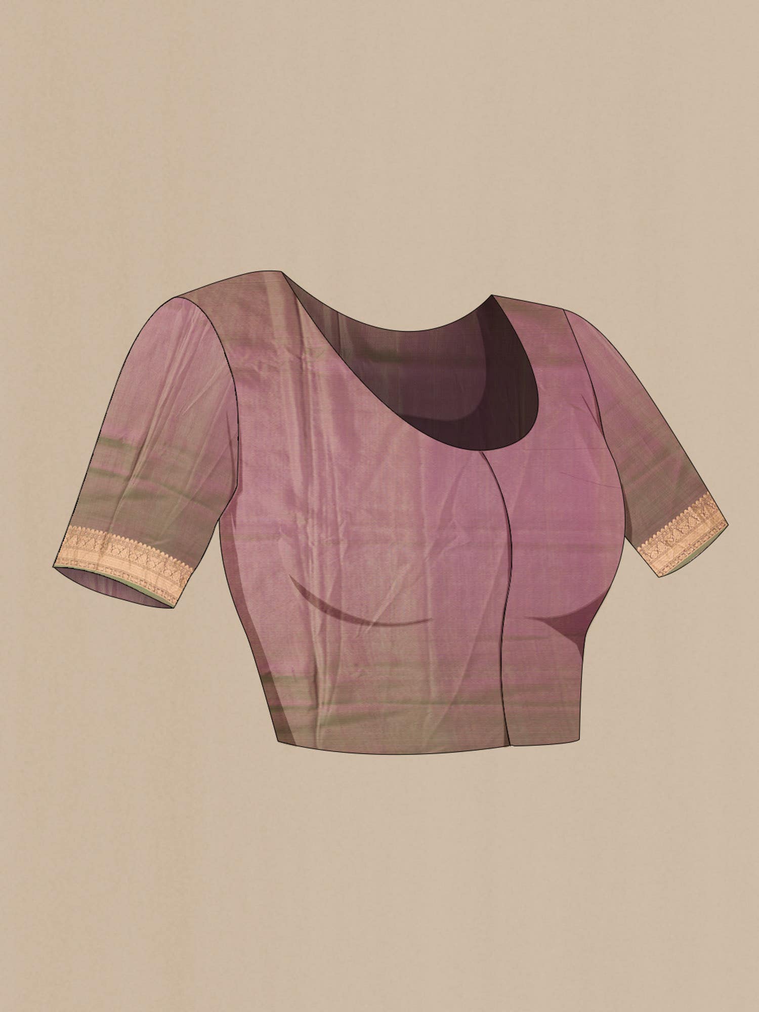 Pink Bangalore Silk Saree