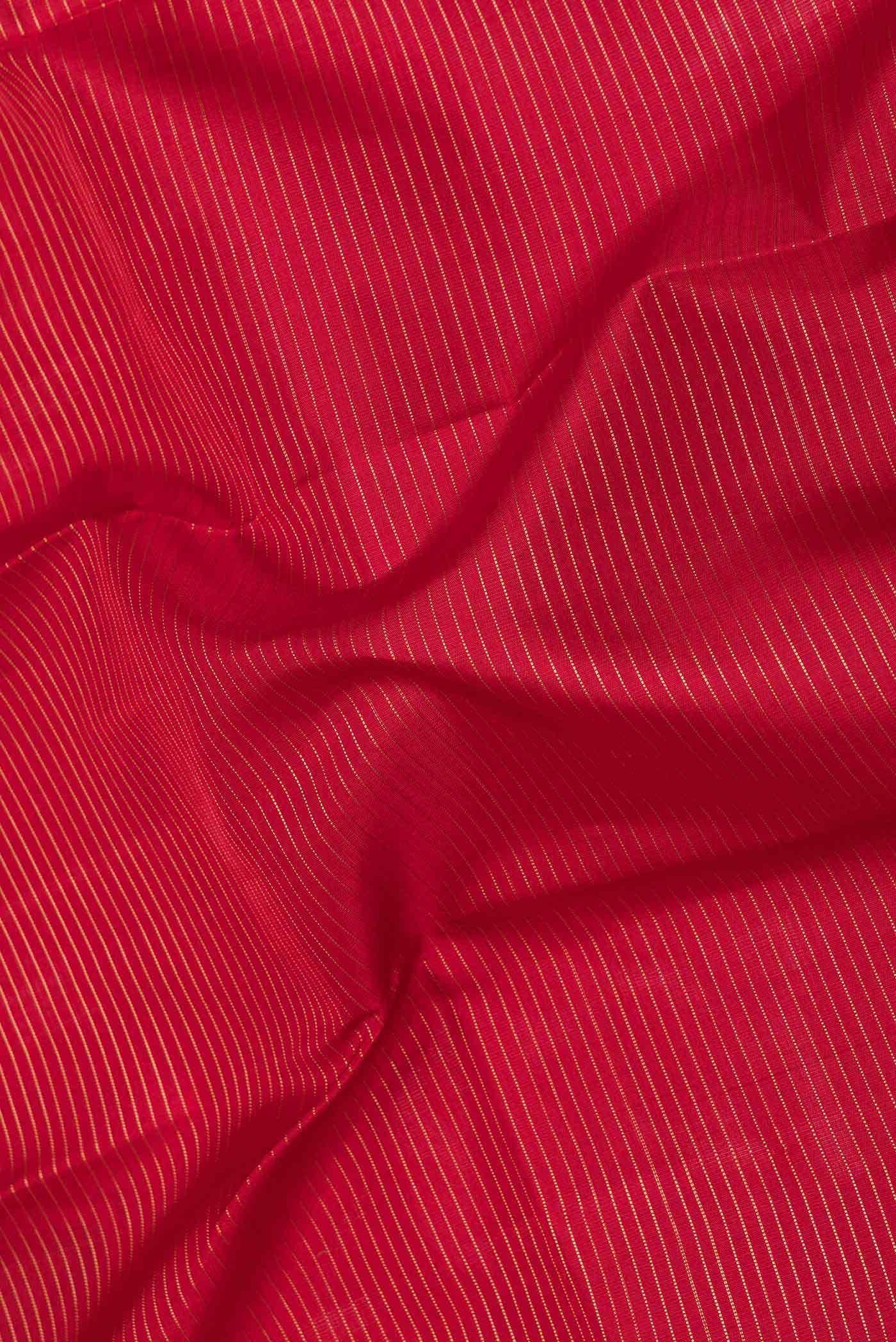 Pure Silk Pure Zari Maroon Dual Tone Kanchipuram Saree