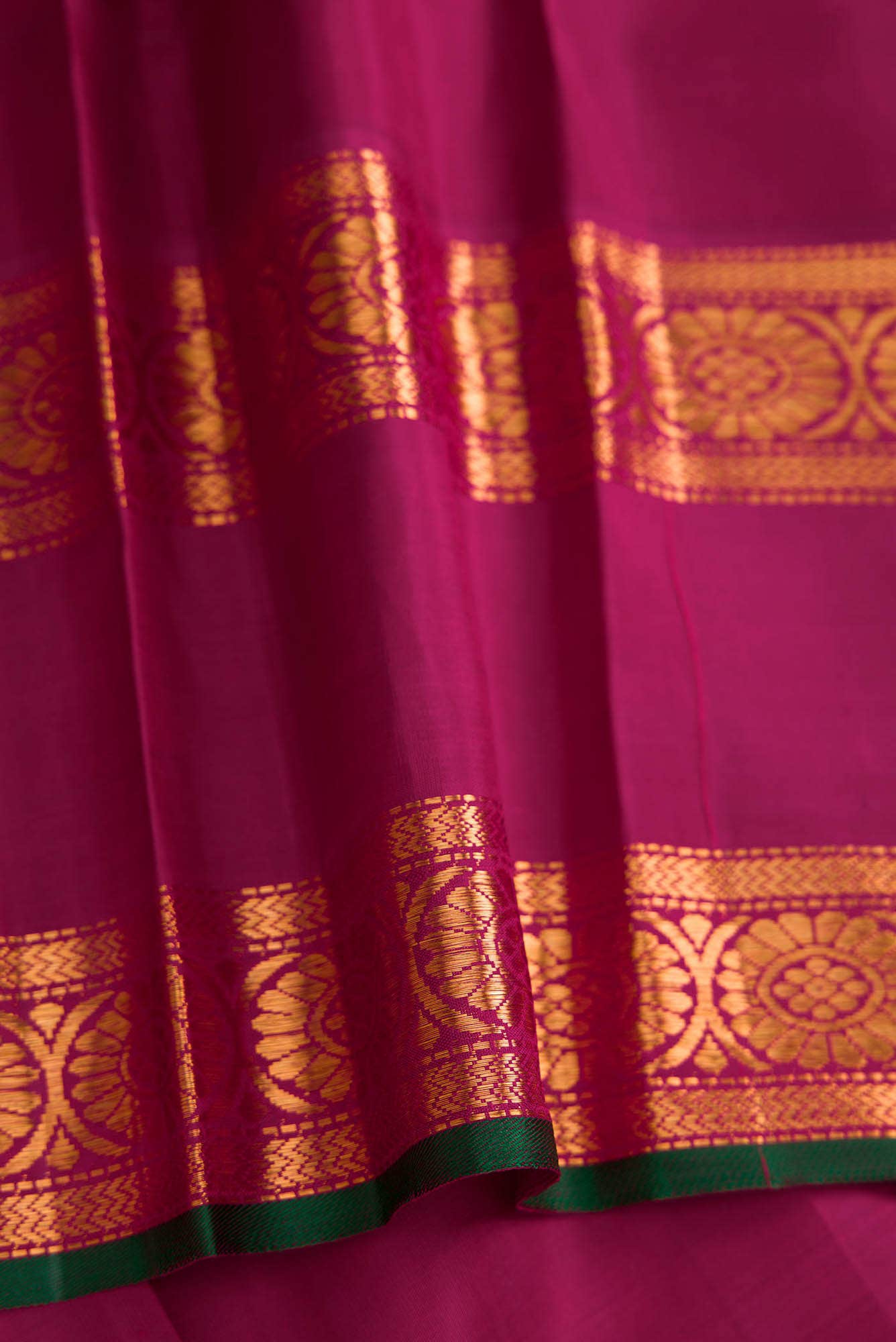 Blue Dual Tone Kanchipuram Silk Saree