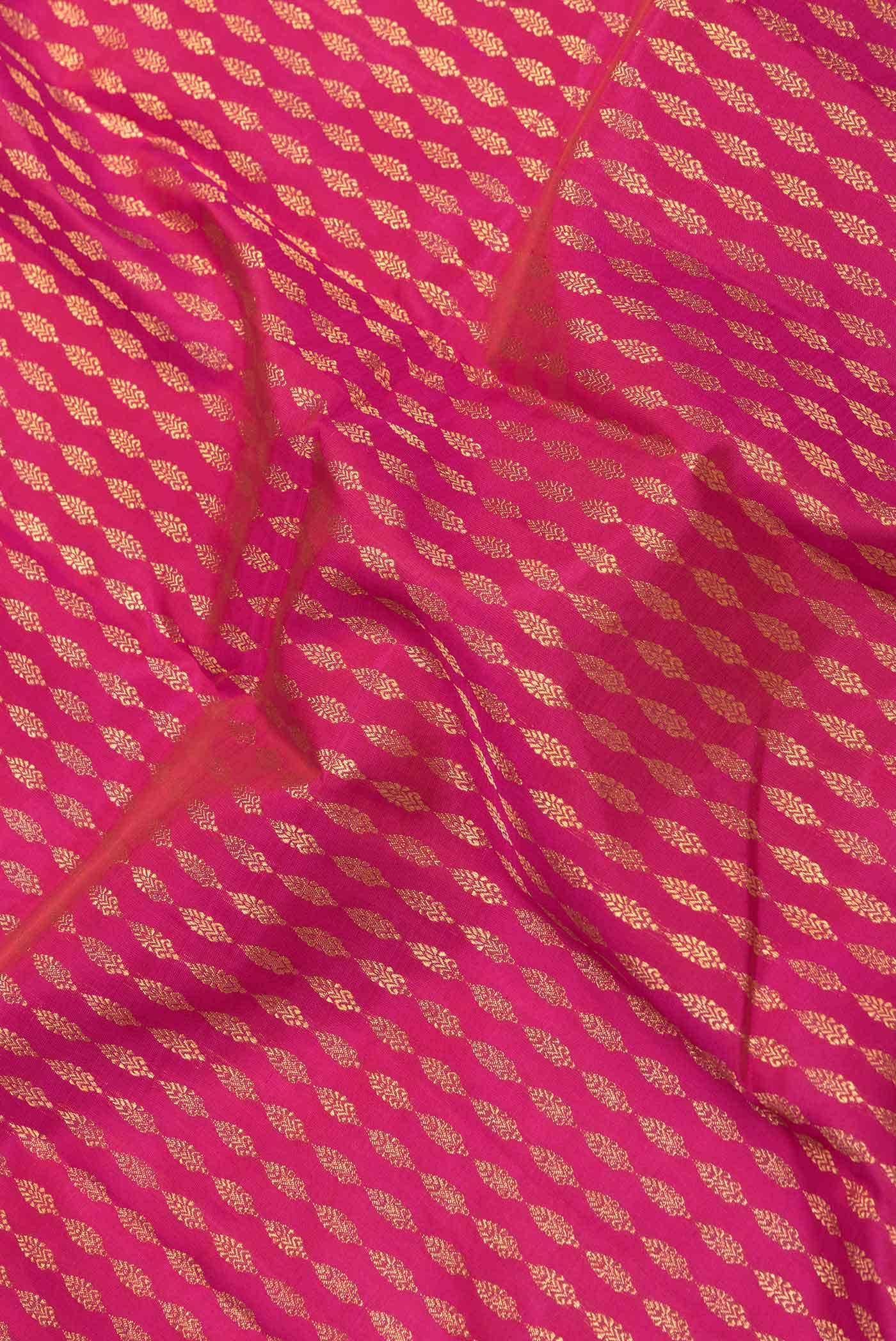 Pink Dual Tone Kanchipuram Silk Saree