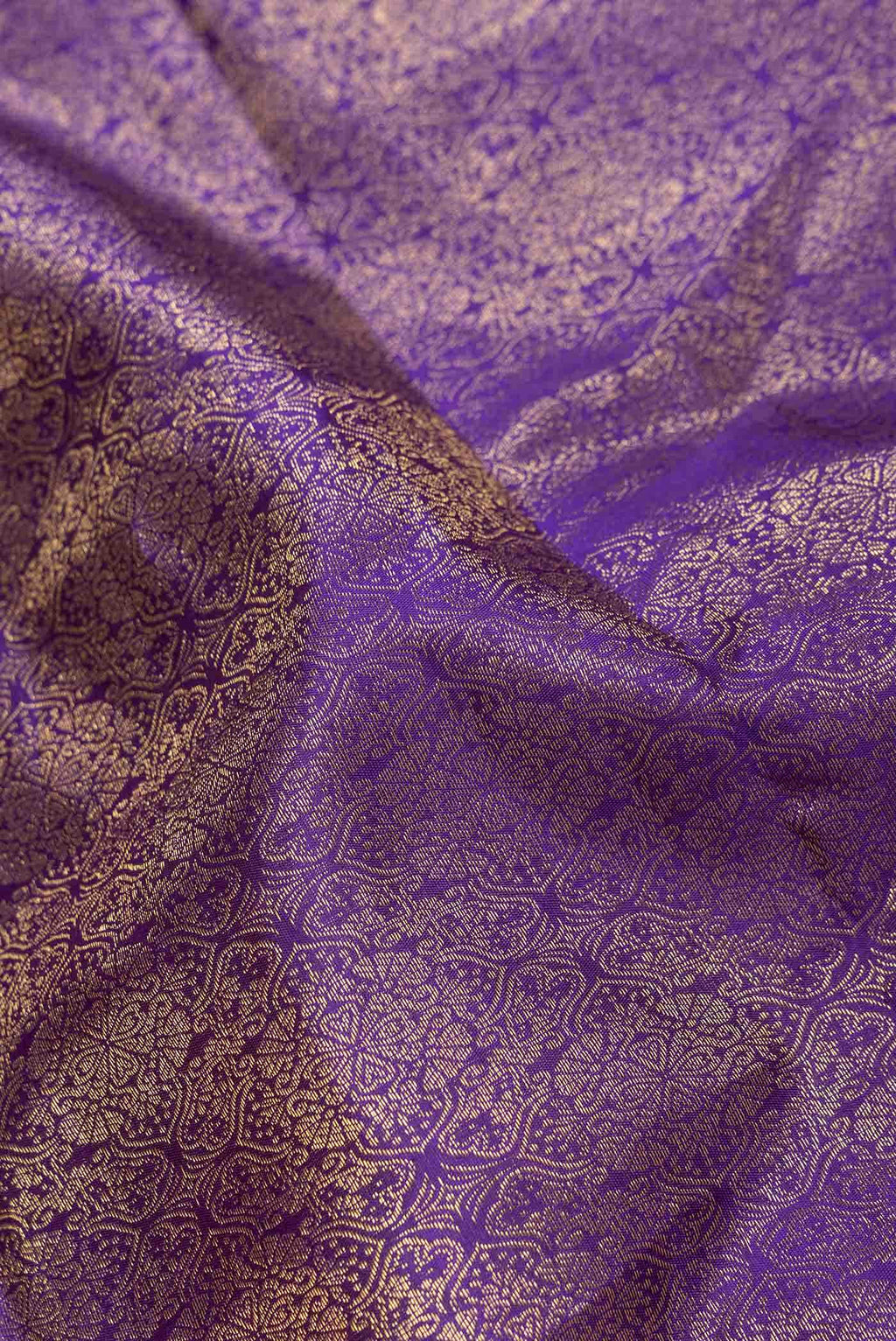 Violet Dual Tone Kanchipuram Silk Saree