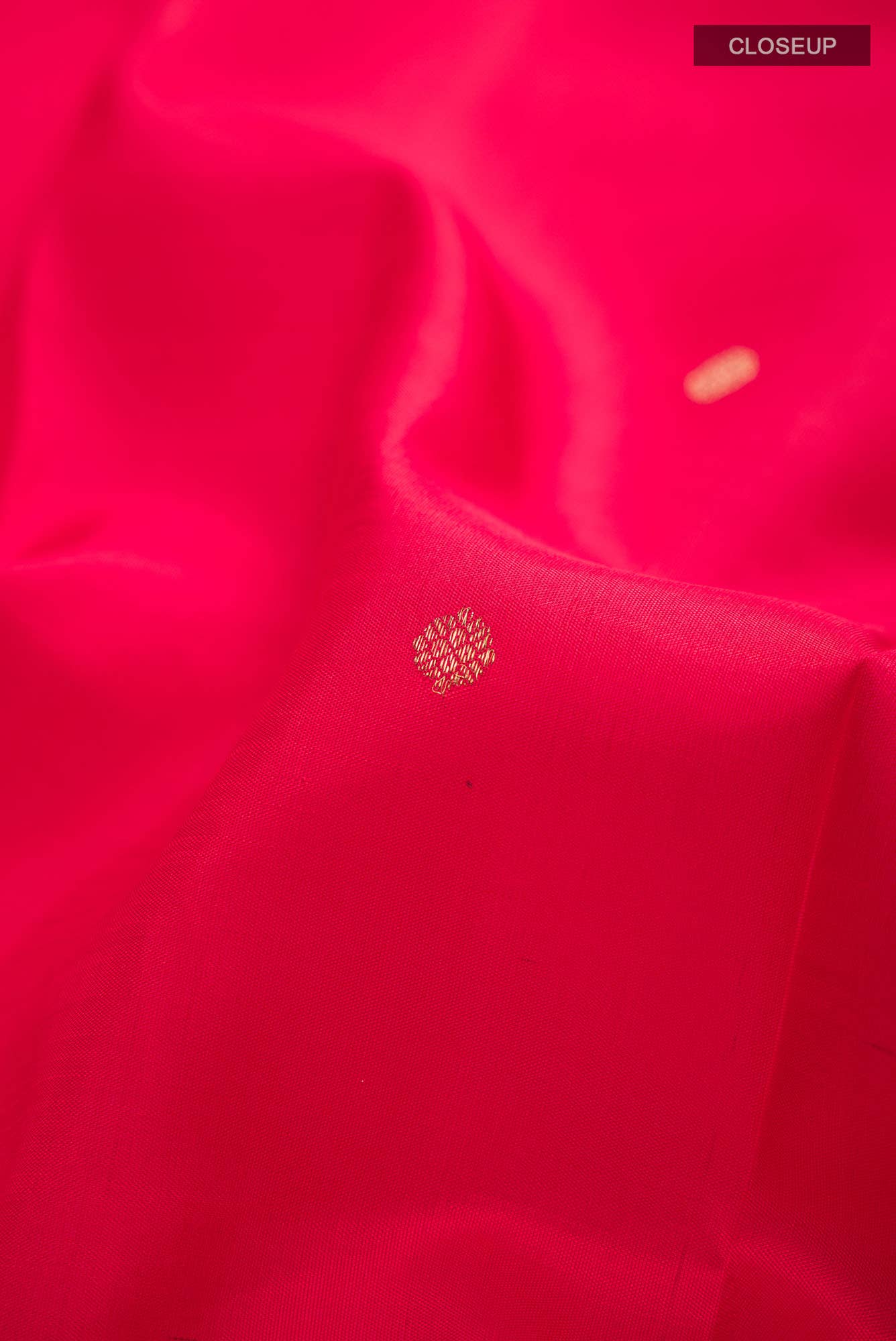 Pure Silk Pure Zari Red Kanchipuram Saree