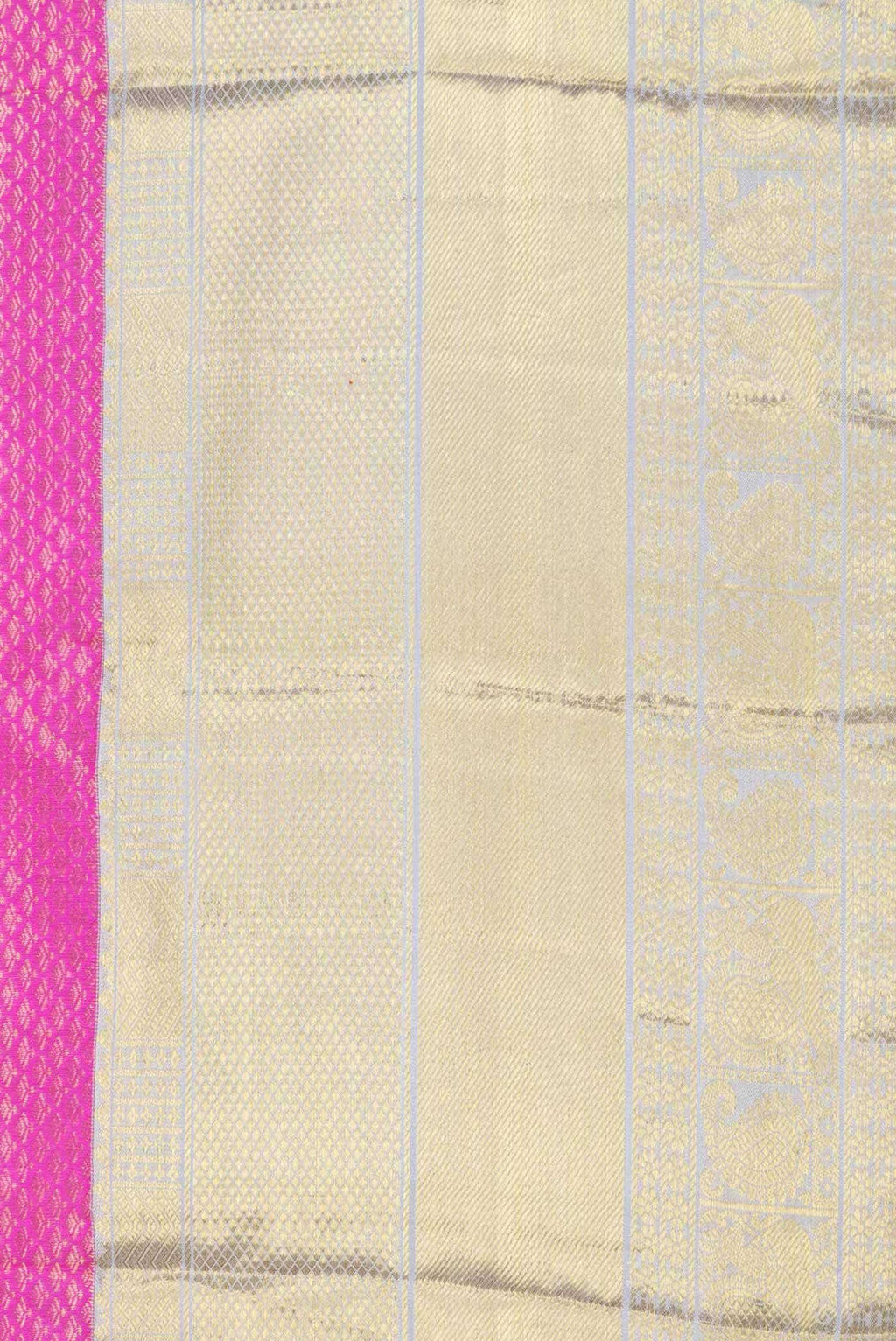 Pink Dual Tone Kanchipuram Silk Saree