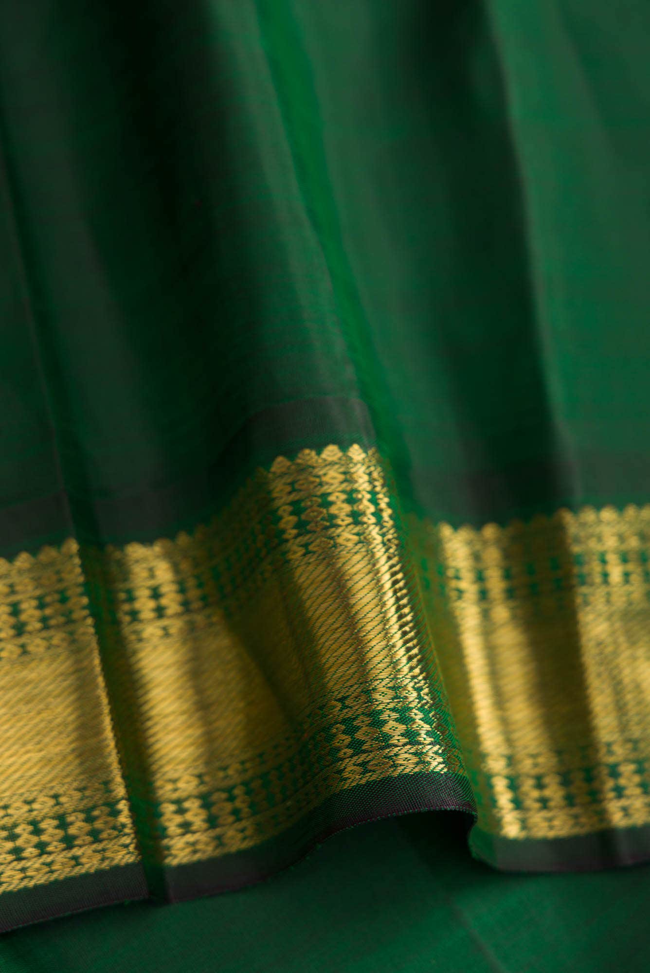 Pure Silk Pure Zari Pink Dual Tone Kanchipuram Saree