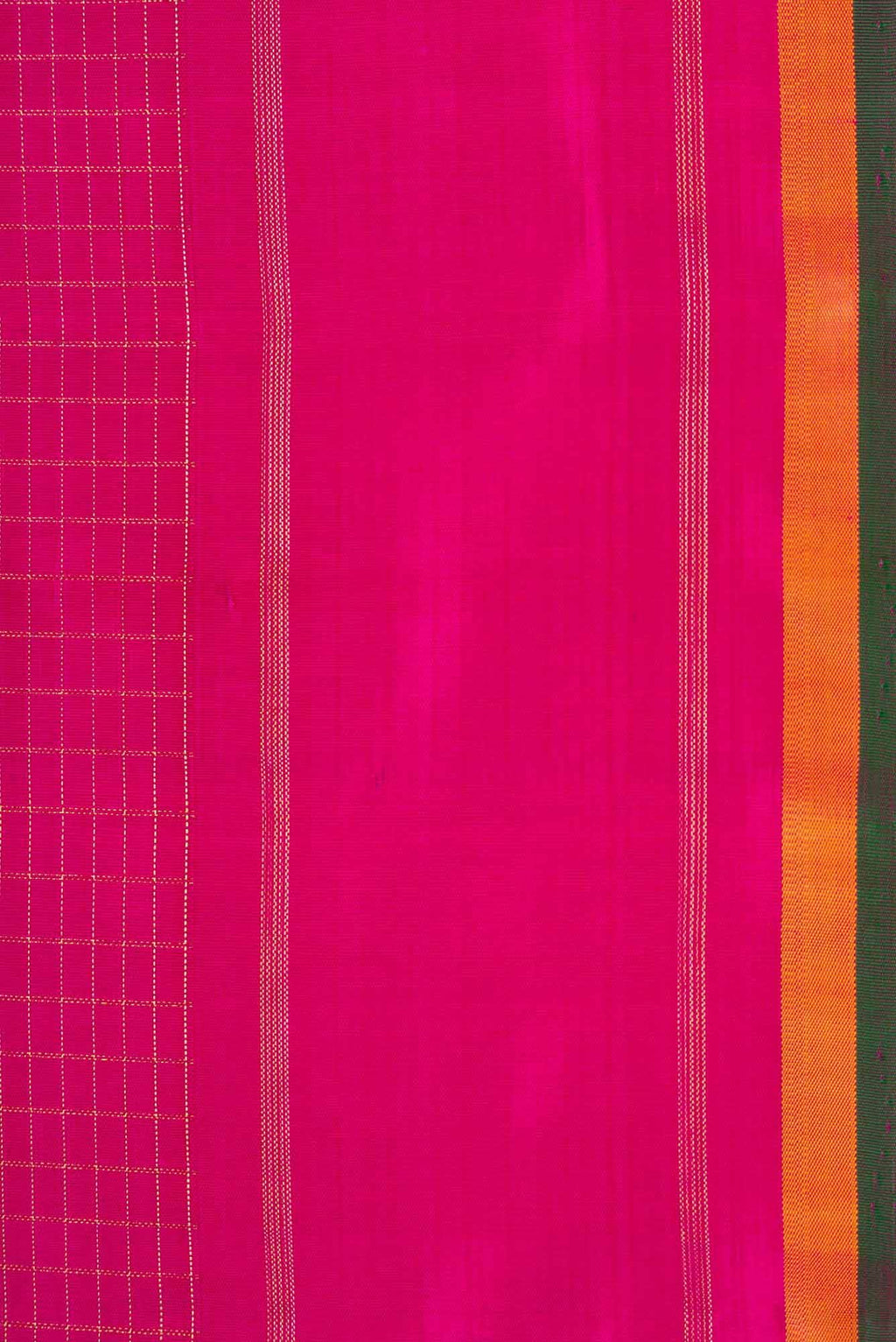 Pure Silk Pure Zari Pink Dual Tone Kanchipuram Saree