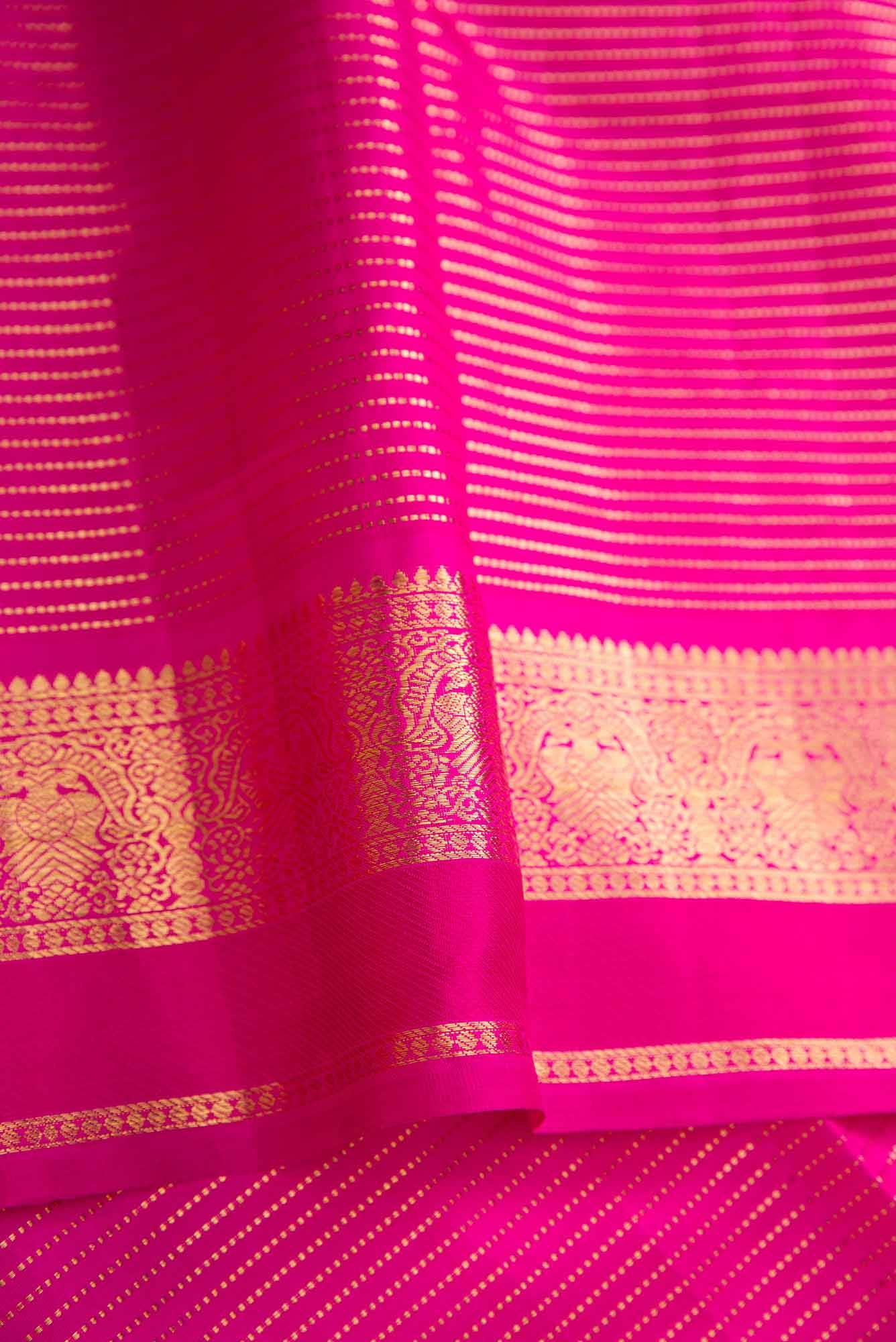 Pure Silk Pure Zari Off White and Grey Dual Tone Kanchipuram Saree