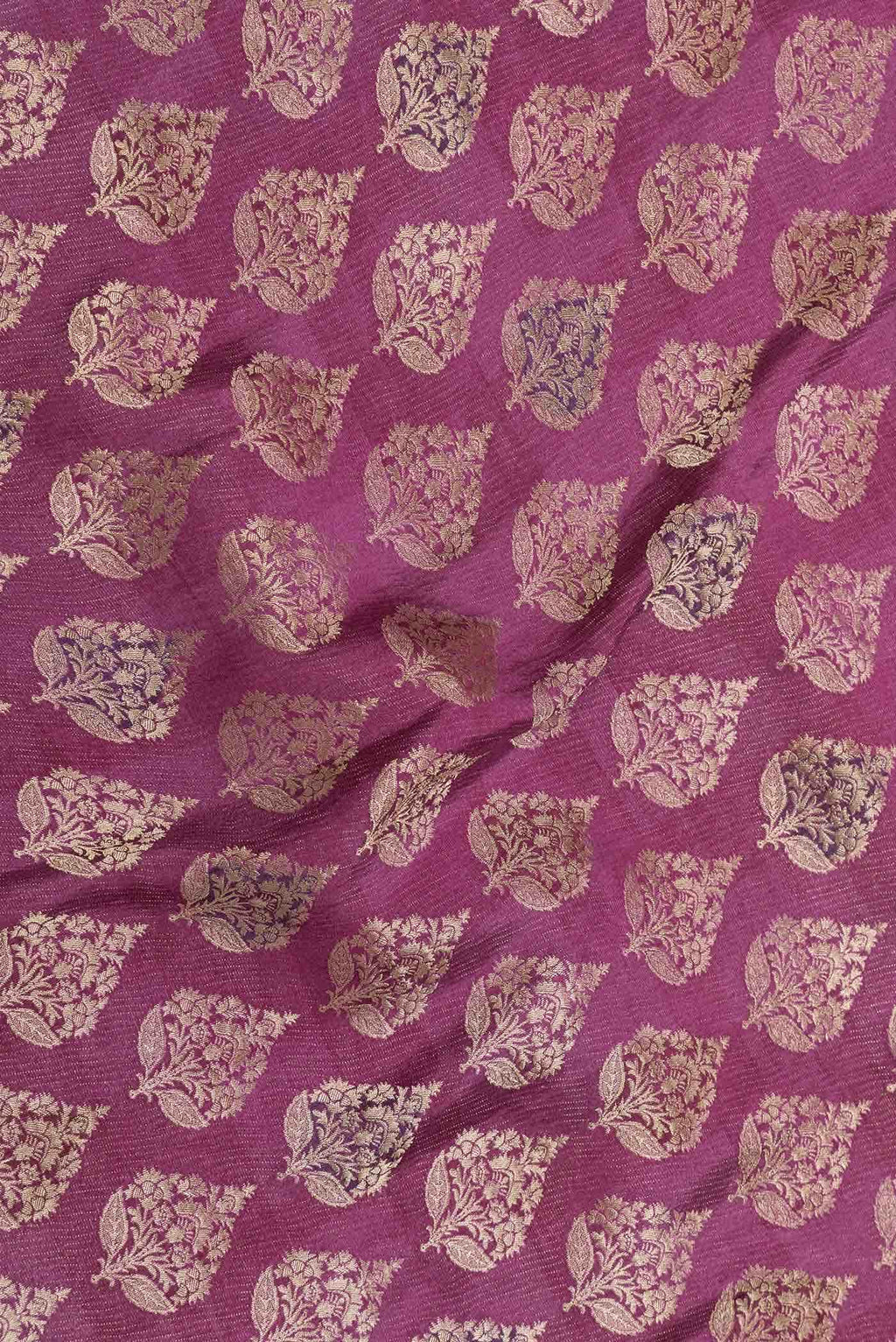 Purple Dual Tone Mysore Georgette Saree