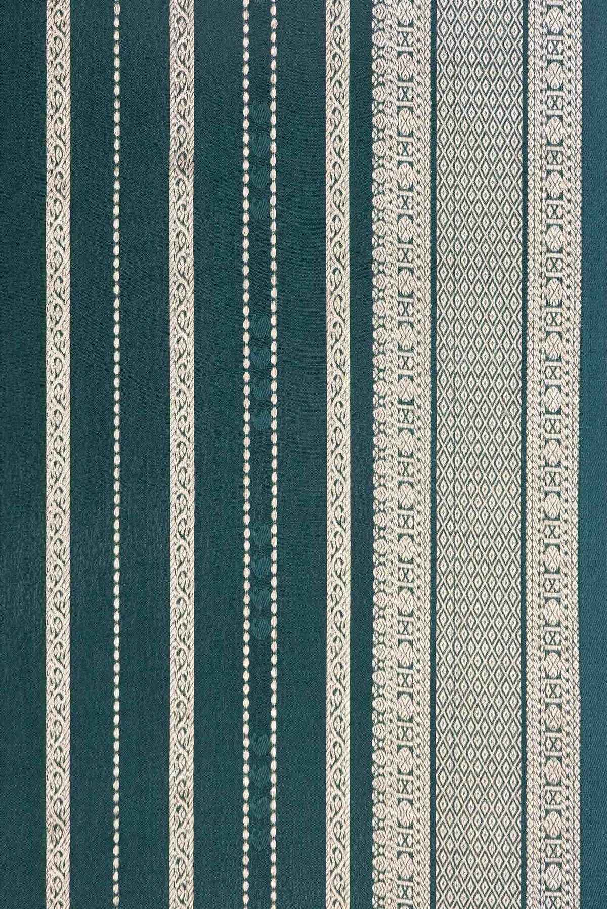 Bottle Green Mysore Crepe Saree