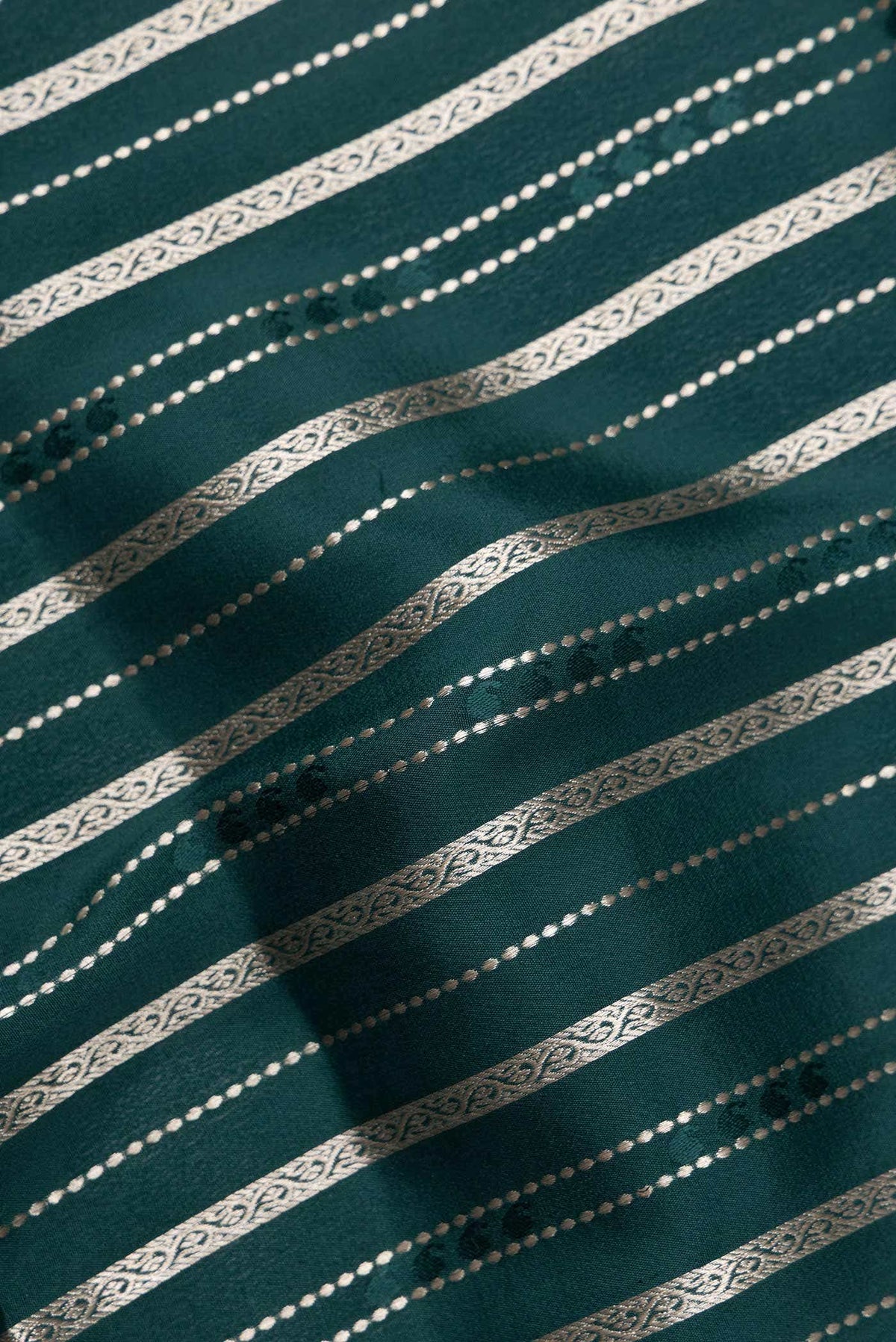 Bottle Green Mysore Crepe Saree