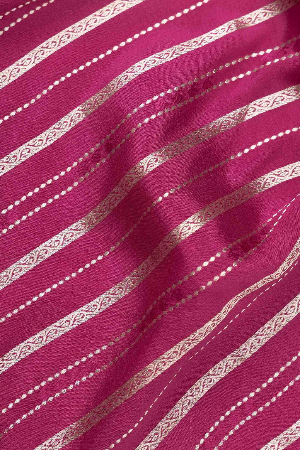 Magenta Dual Tone Mysore Georgette Saree