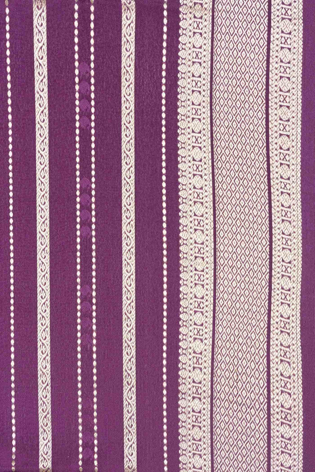Violet Dual Tone Mysore Crepe Saree