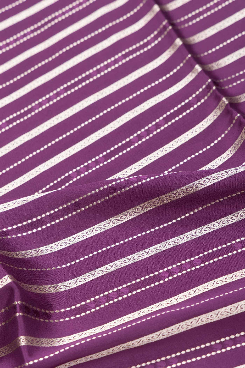 Violet Dual Tone Mysore Crepe Saree