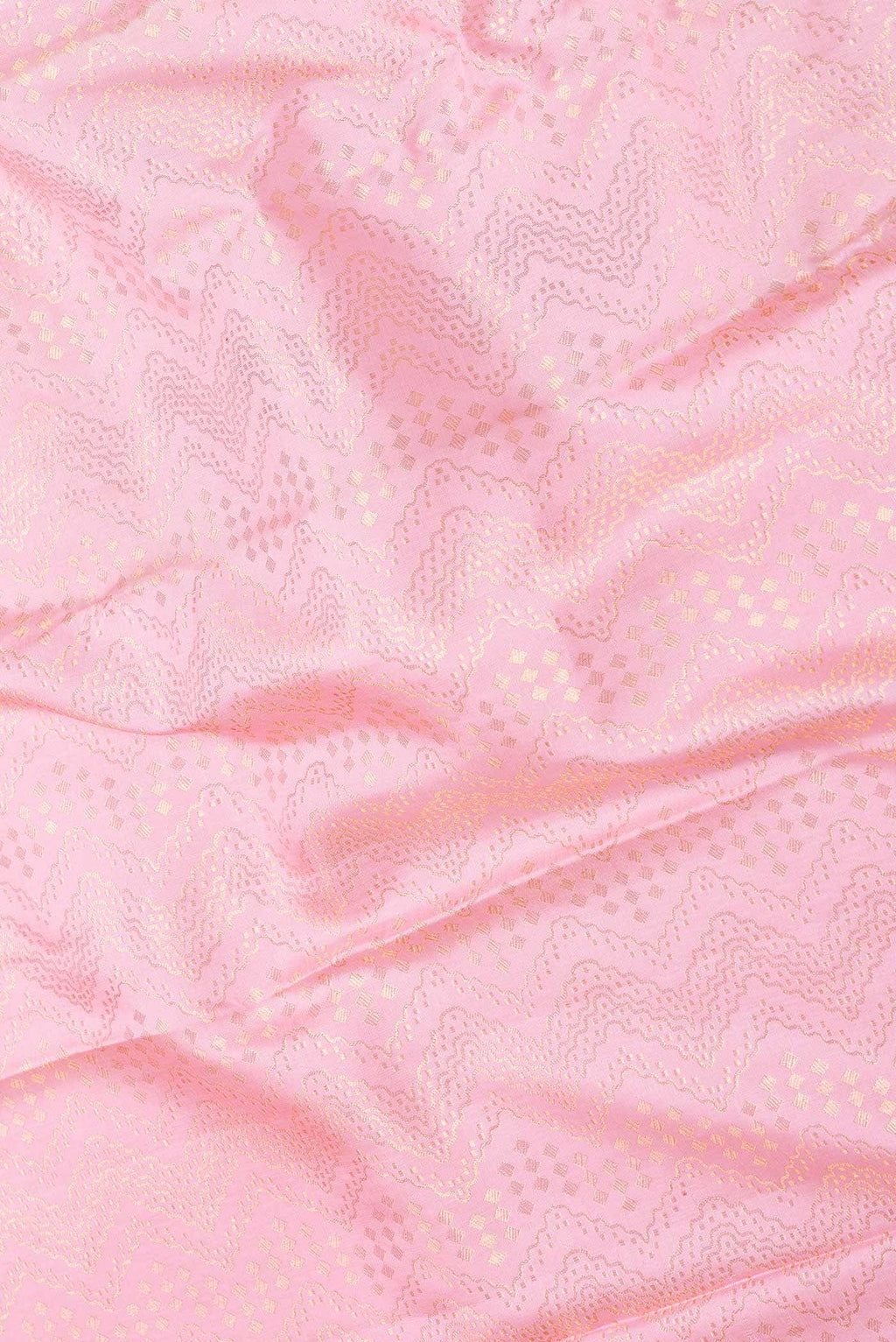 Pink Dual Tone Kanchipuram Silk Saree