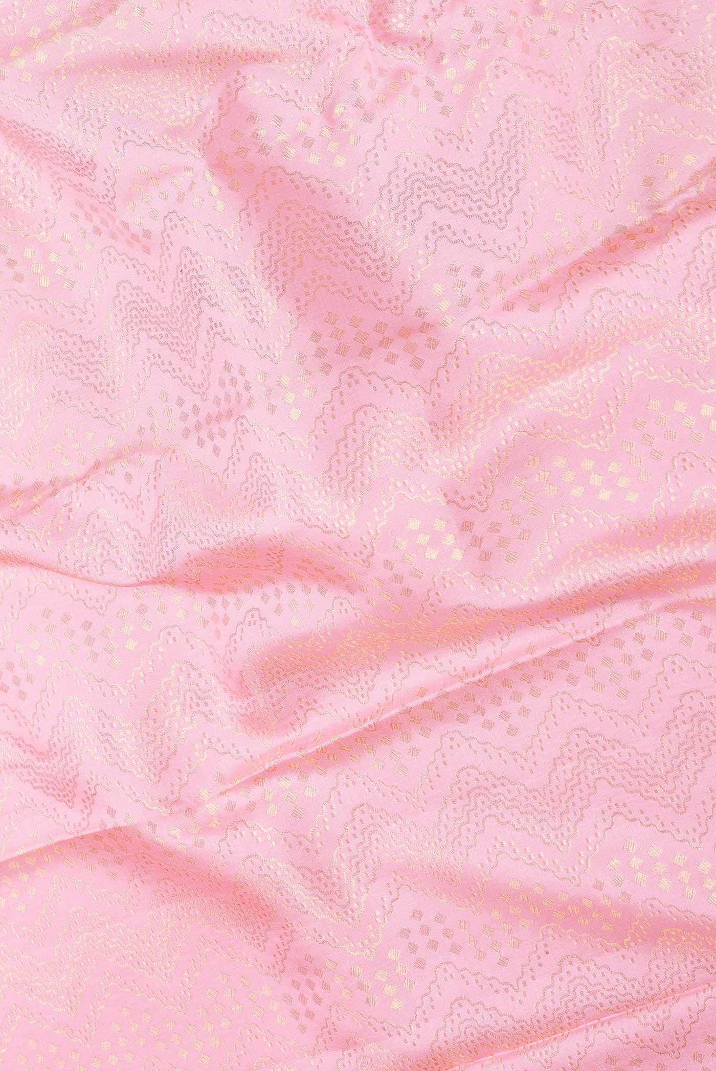 Pink Dual Tone Kanchipuram Silk Saree