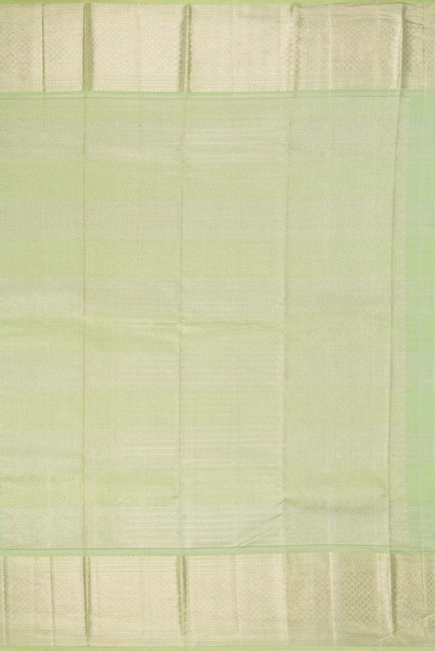 Pista Green Dual Tone Kanchipuram Silk Saree
