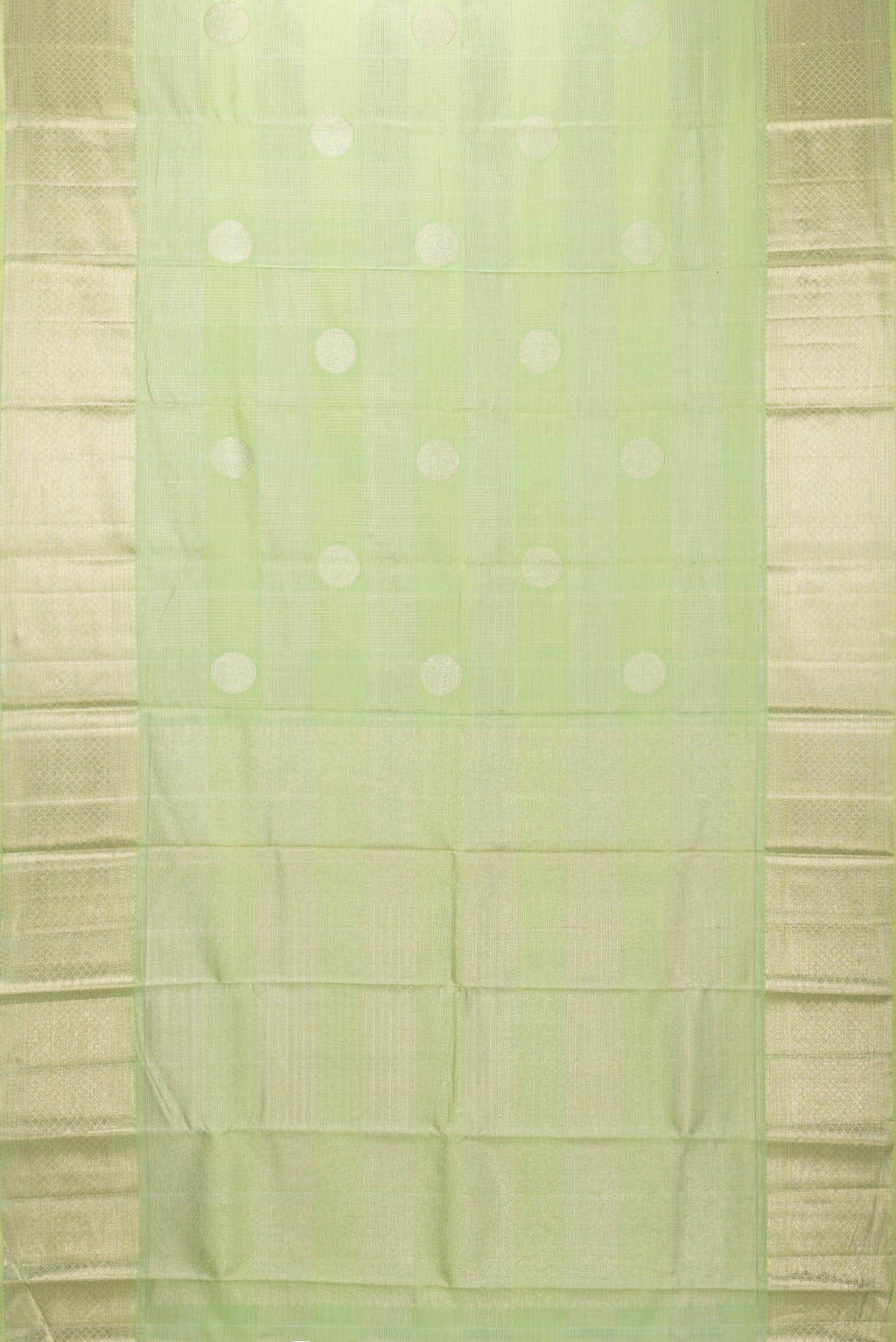 Pista Green Dual Tone Kanchipuram Silk Saree