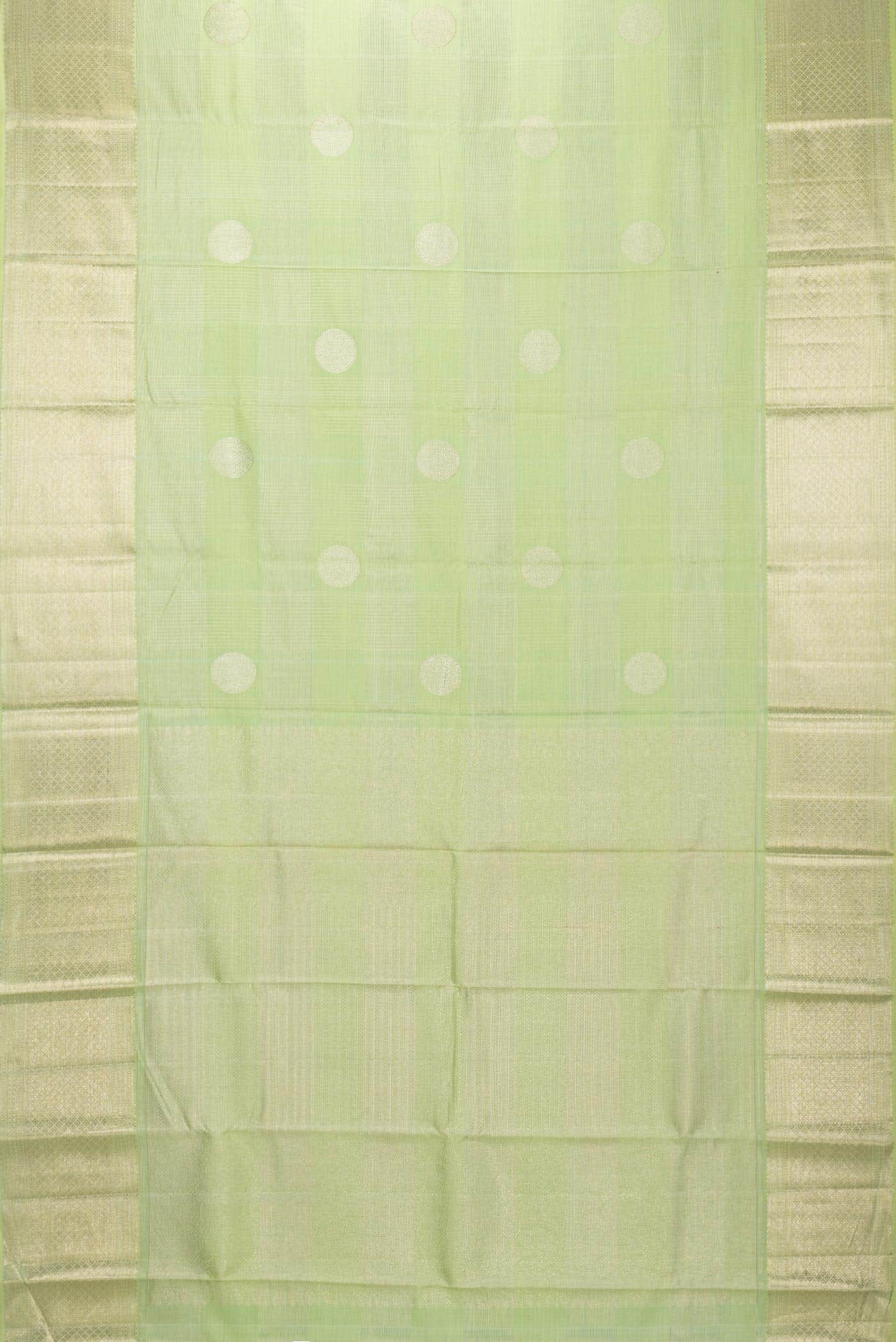 Pista Green Dual Tone Kanchipuram Silk Saree