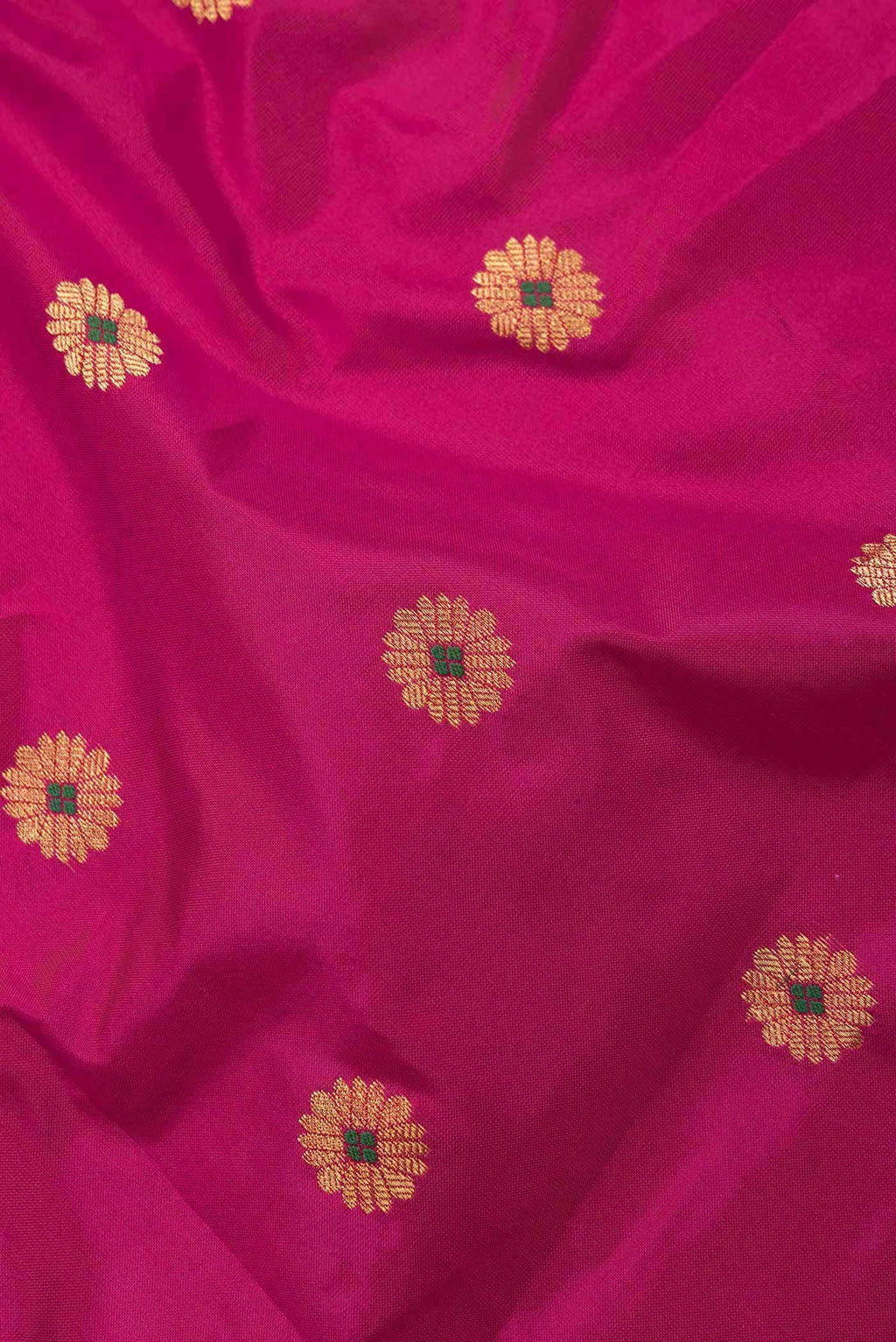 Dark Pink Dual Tone Paithani Silk Saree