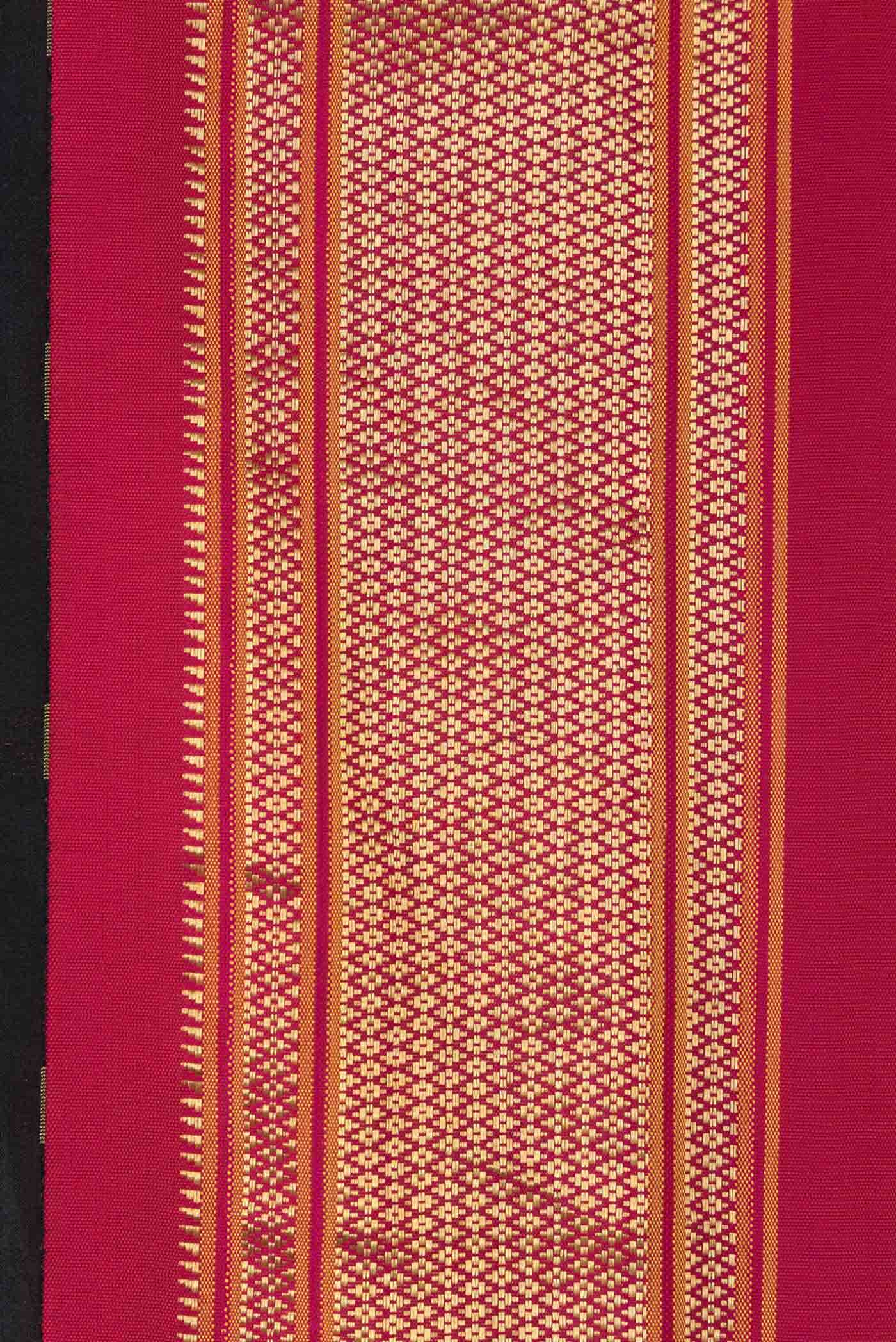 Black Paithani Silk Saree