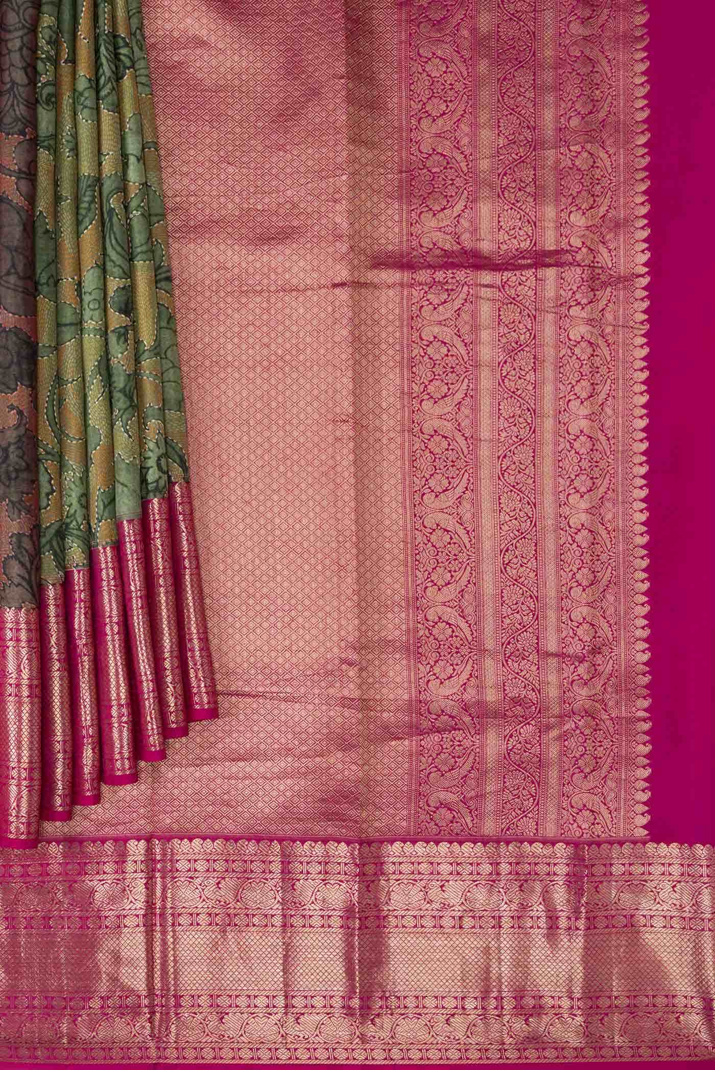 Green Kanchipuram Silk Saree