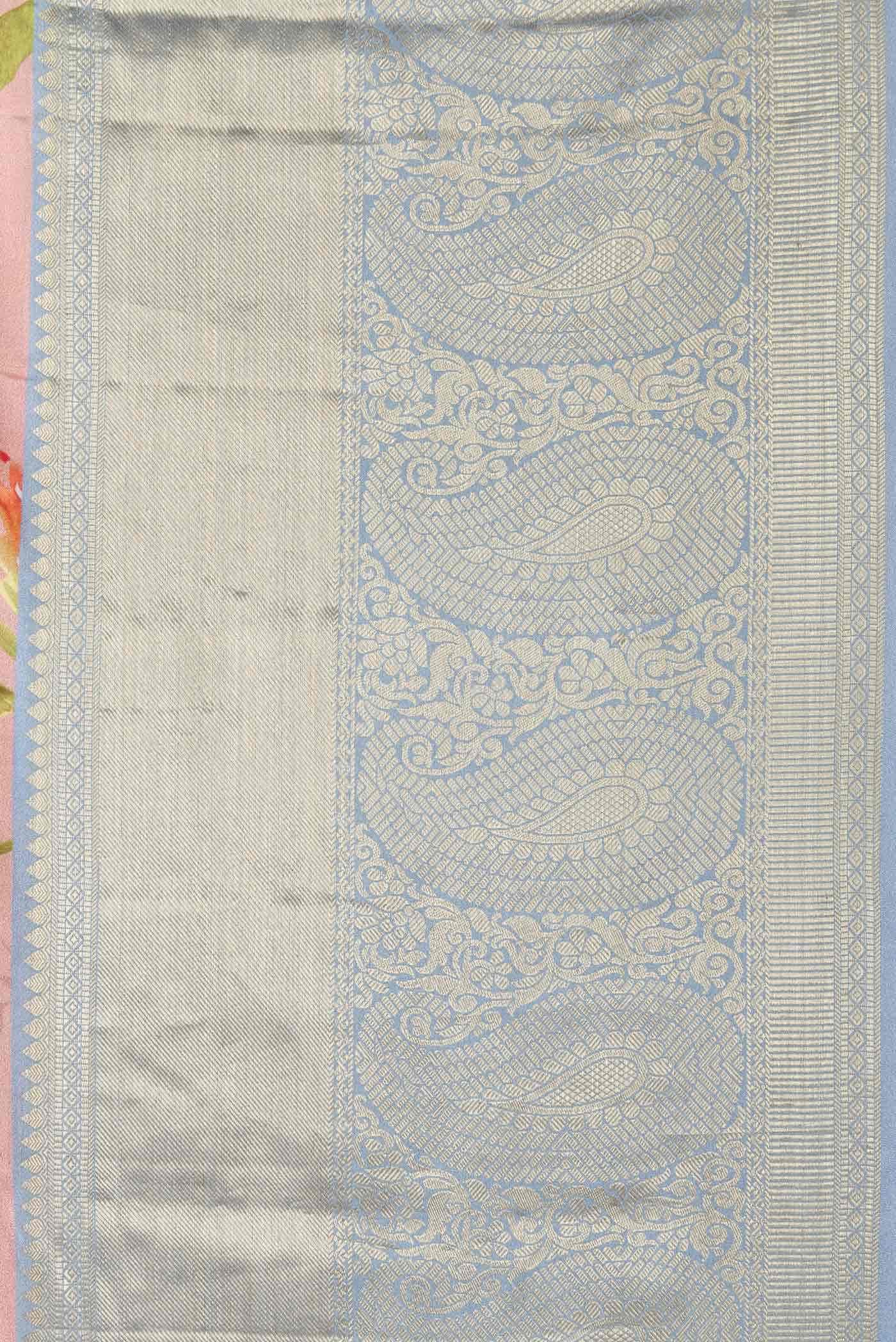Pink Kanchipuram Silk Saree